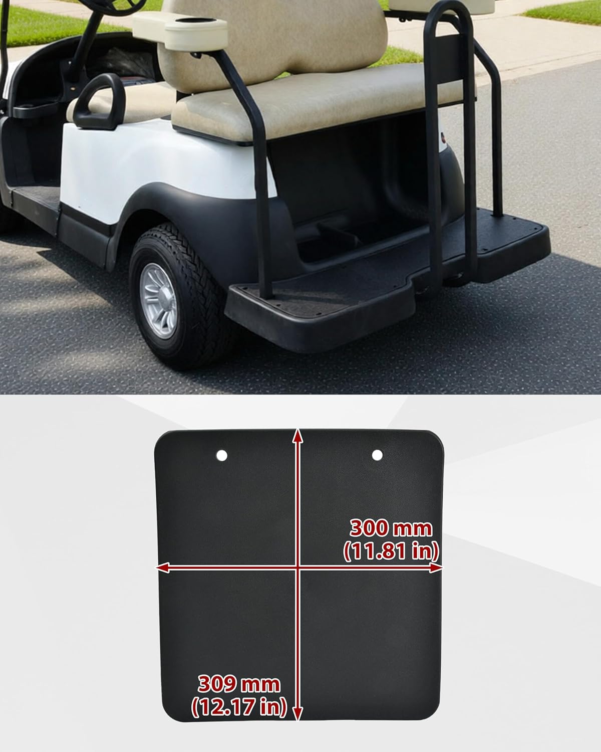 SAUTVS Access Panel Rear Access Cover Compatible with Club Car Tempo Golf Cart Accessories, Easy Installation