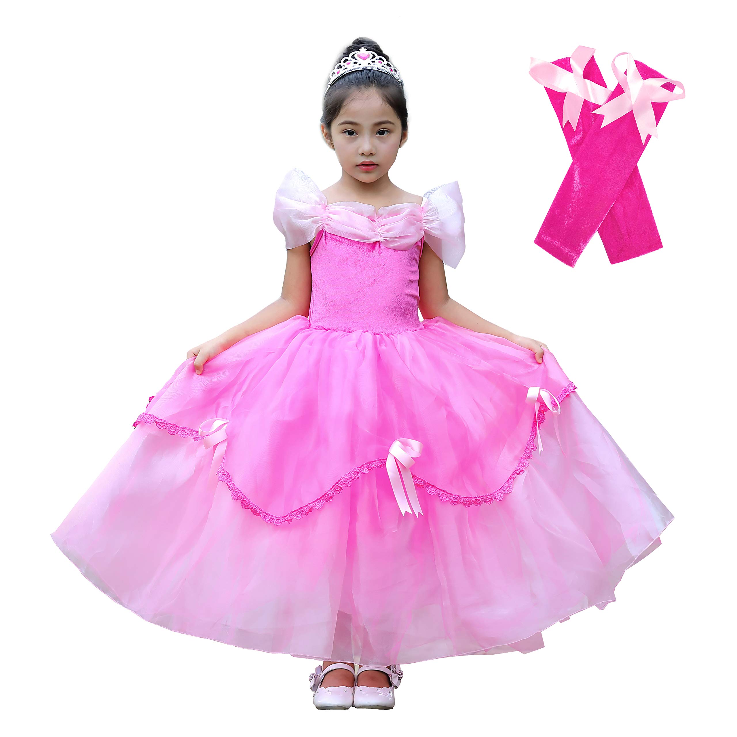 Lito Angels met Accessoire Fancy Dress Up voor Peuter Meisjes, Verjaardagsfeest Outfit Maat 98 (Leeftijd 2-3 Jaar) (Markeringsnummer 100