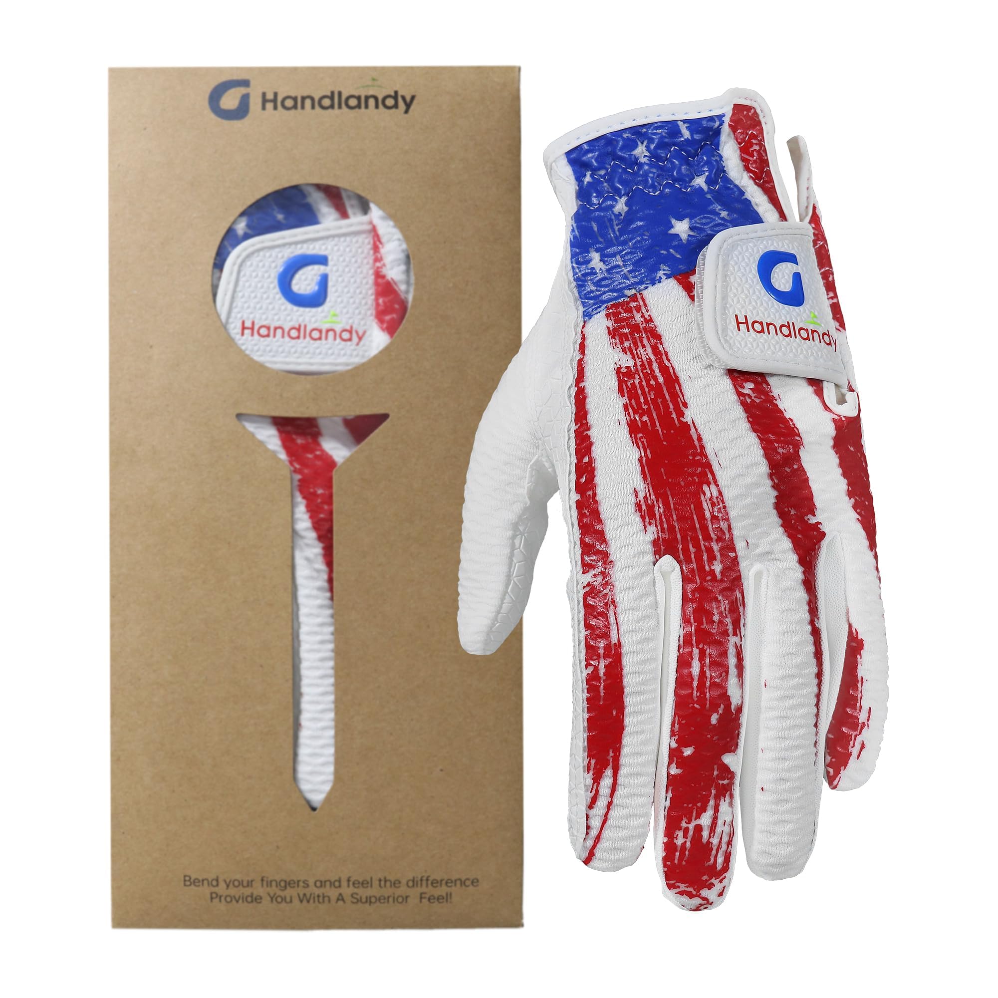 HANDLANDY Youth Golf Glove, Left Hand Kids Golf Gloves for Junior Toddler Boys Girls