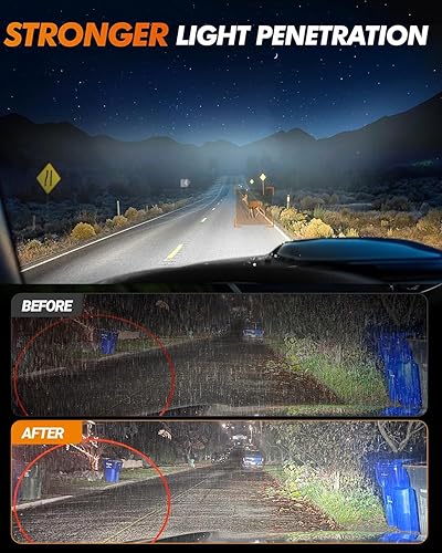 Vista 24 de SEALIGHT Bombilla LED antiniebla H11 H8 H16, 400% de brillo, bombillas LED antiniebla H9 H8, bombillas antiniebla blancas de 6000 K para automóvil