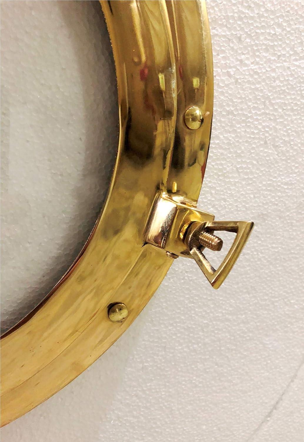 12" Brass Porthole Windows Glass Antique Nautical Boat Port Photo Frame Wall Decor