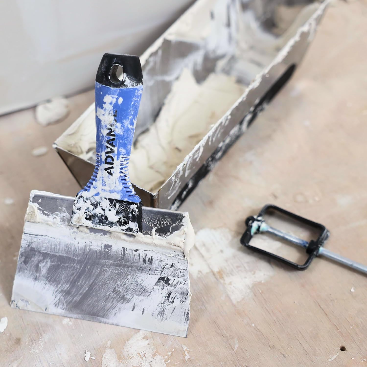 Ultimate Drywall Finishing Kit - Stainless Steel I Advance Equipment MFG Co. I Professional Quality I Mud Pan, Drywall Knife,Pail Scoop I Model 35631 I 100+ Years Family Owned USA Made
