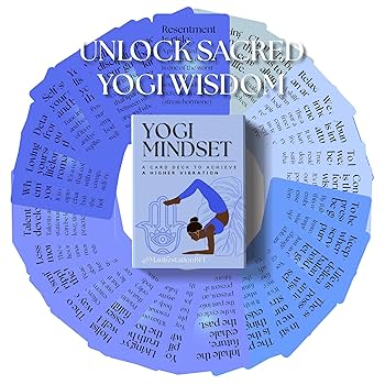 Luckies Calm Club Yoga Cards | Mindfulness & Yoga Gifts | 52 Yoga Pose Cards With Meditation Activities | Self Care Gifts For Adults & Kids