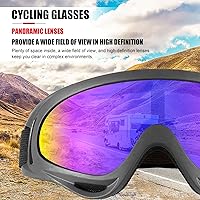 Vista 3 de 10 Packs Motorcycle Accessories, 5PCS Dirt Bike Ski Goggles Dustproof Windproof Safety Glasses and 5PCS Face Masks
