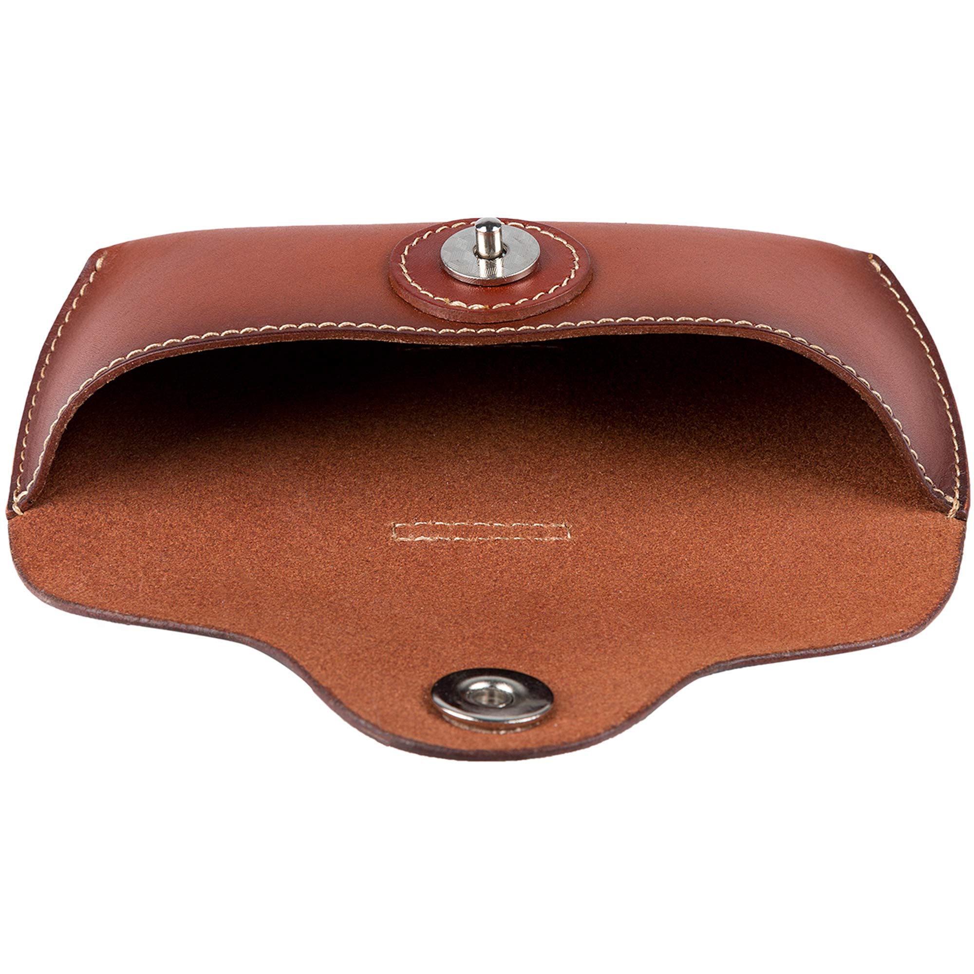 ZLYC Unisex handgefertigtes hartes Leder Kollektion Brillenetui Sonnenbrillenetui