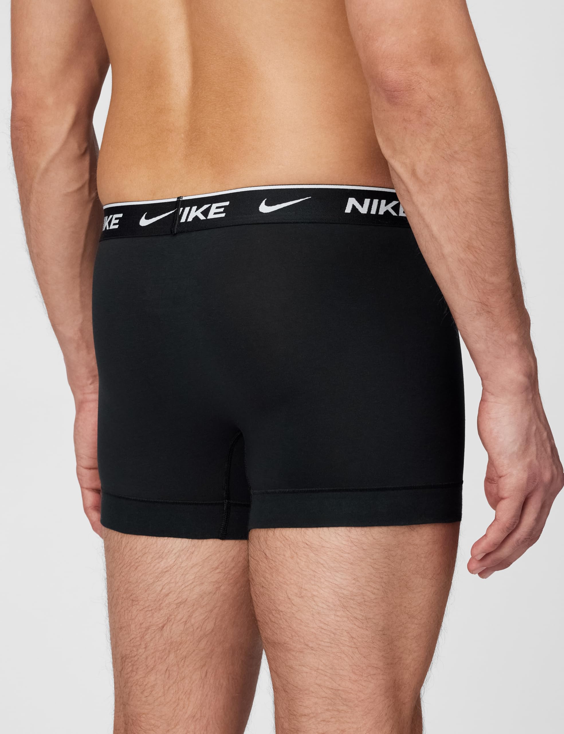 Nike Nike Men's Essential Cotton Stretch W/Fly Boxer Brief 3pk Underwear Boxer Corti Uomo