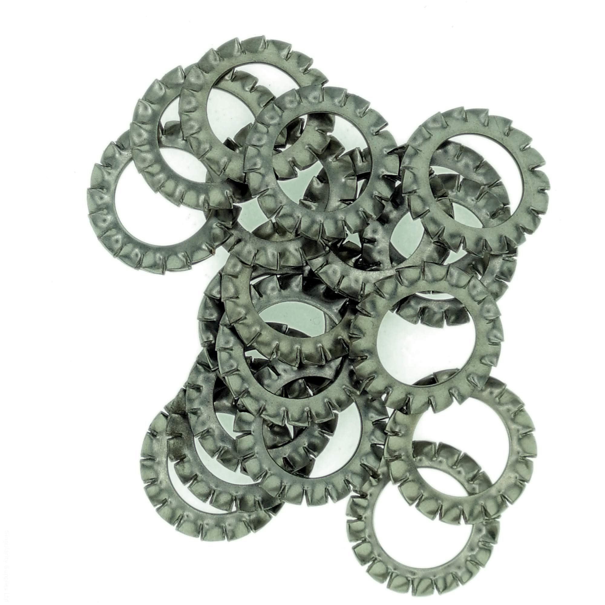 Singularity Supplies M3 (3Mm) Shakeproof Washer (External Serrated) - Stainless Steel (A2) (Pack Of 20)