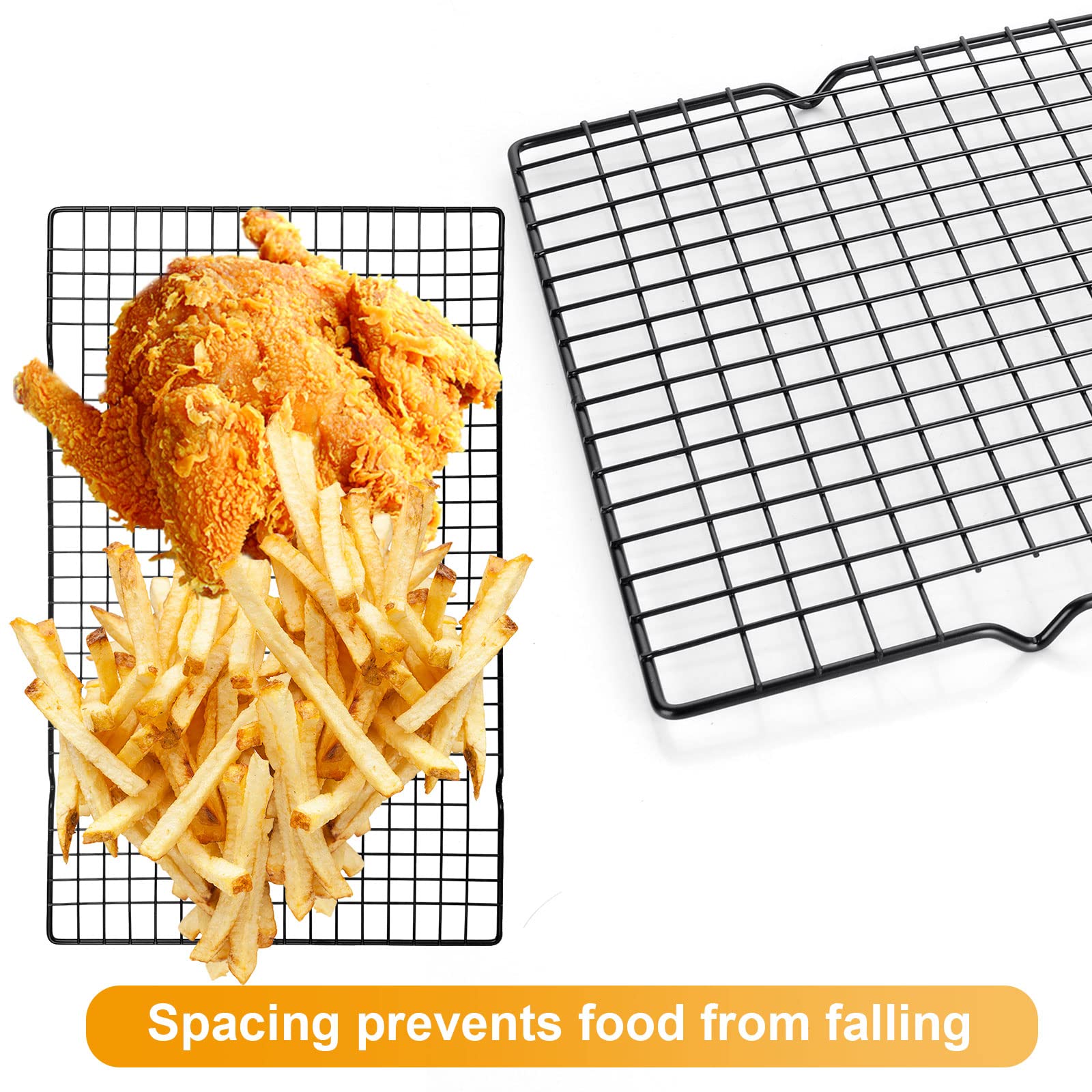 AKOLAFE Pack Cooling Rack Stainless Steel 41x25cm Cooling Wire