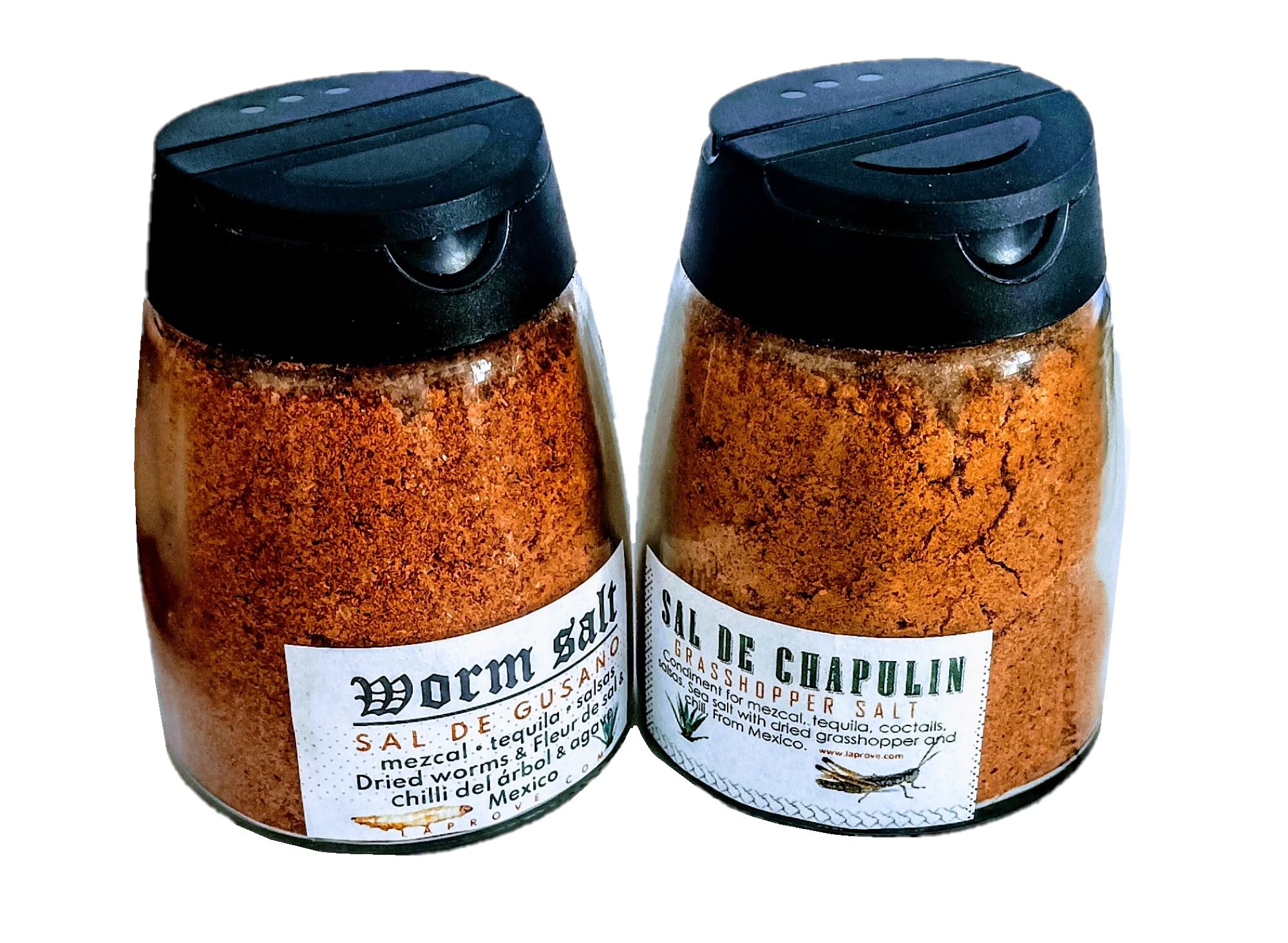 Sal Mexicana de Gusanos y Chapulines Secos para Mezcal y Tequila 2x120g