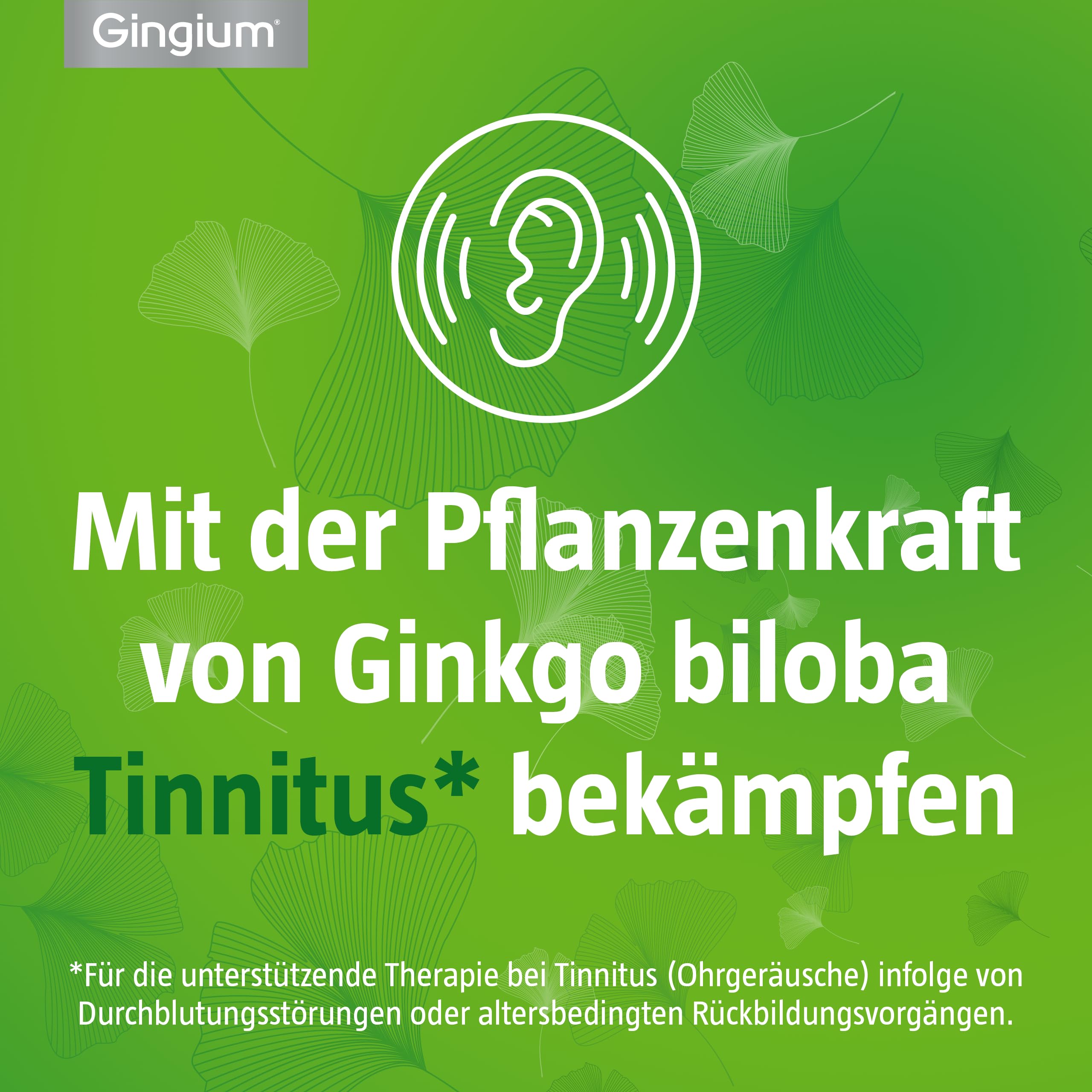 Gingium® 120 mg | Filmtabletten | Bei Vergesslichkeit* handeln | 120 Stk