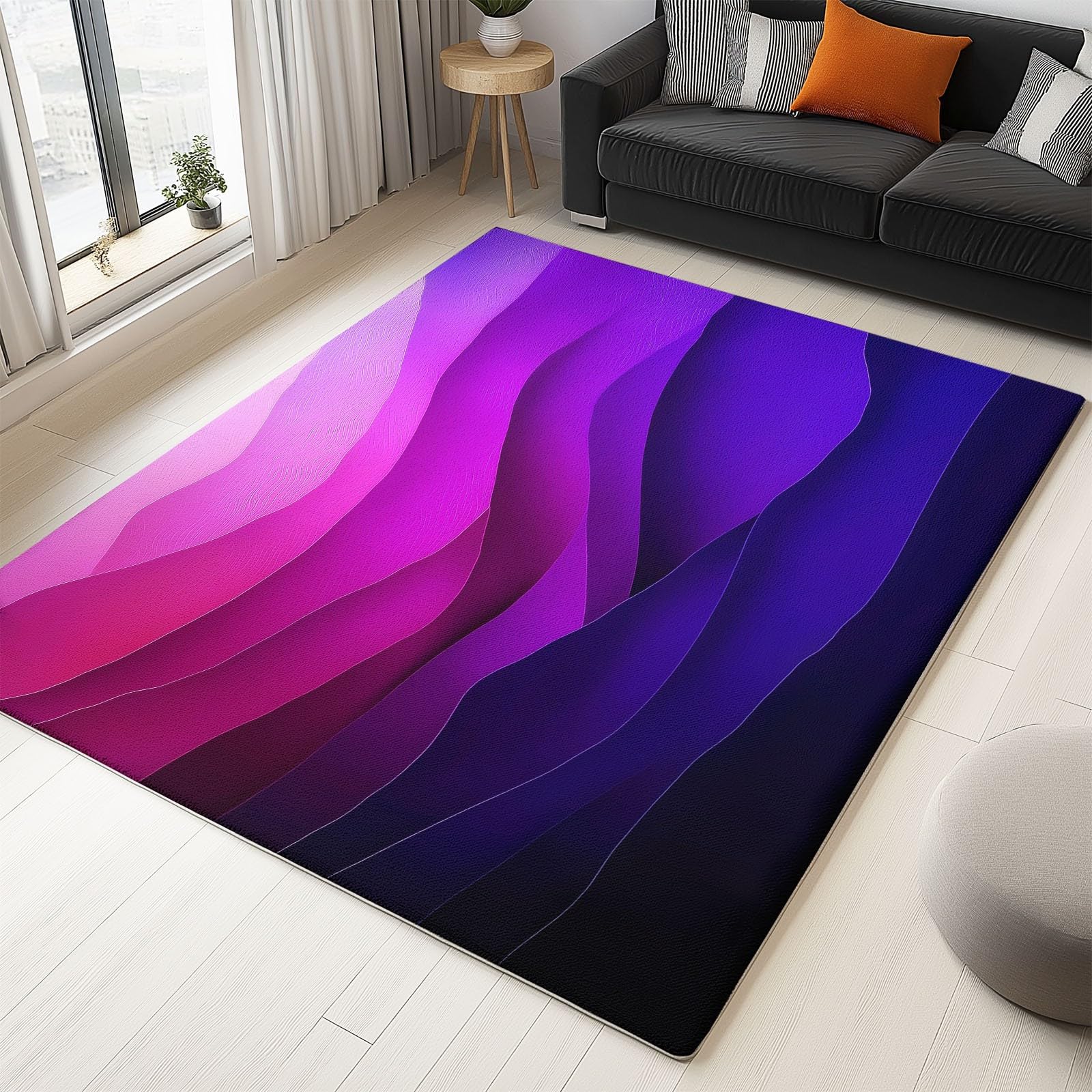 Tapis absorbant à séchage rapide et antidérapant pour salon