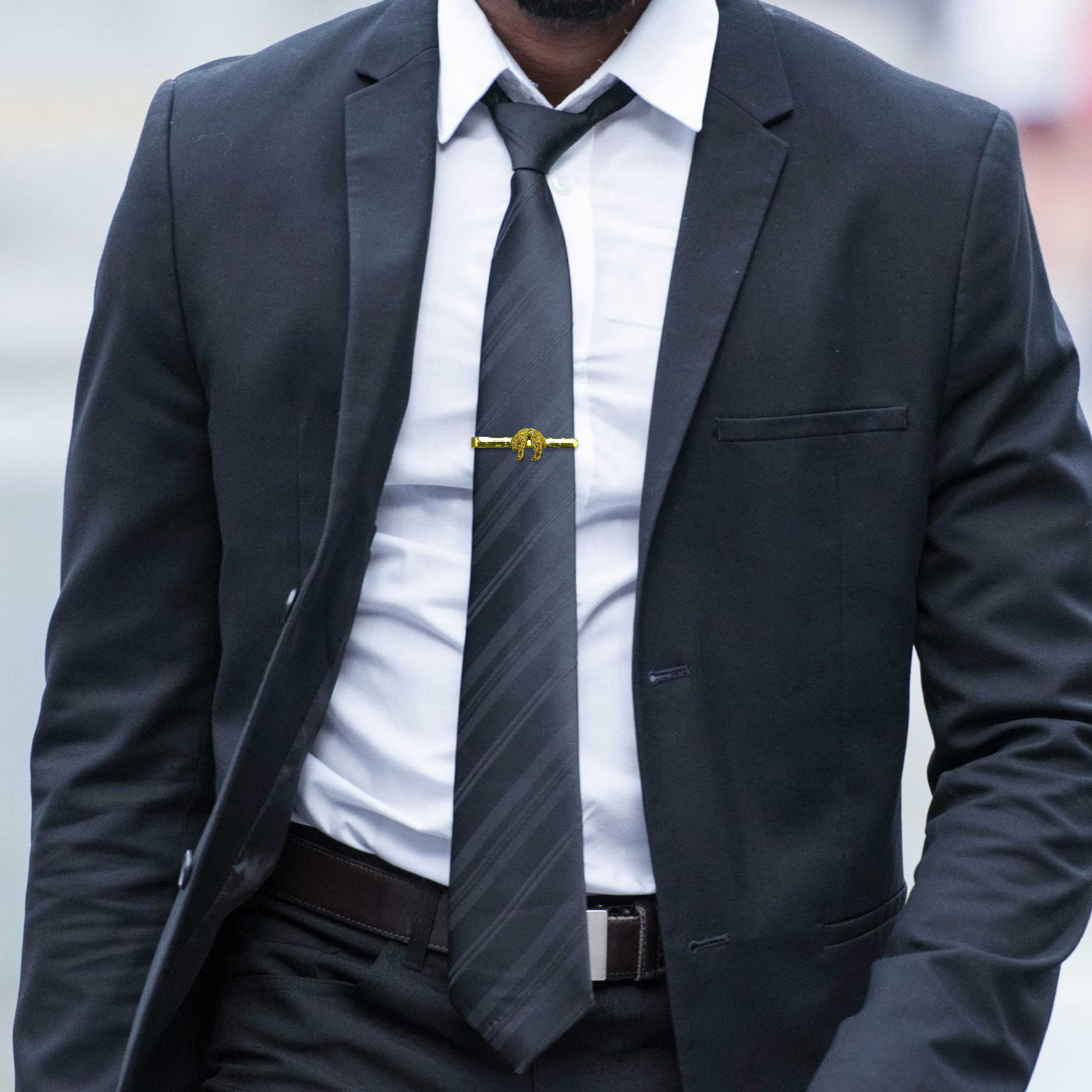 Pasador de Corbata Orden de Caballería Toison de Oro en Dorado | Gemelos Originales Para Camisas | Para Hombres y Niños | Regalos Para Bodas, Comuniones, Bautizos y Otros Eventos
