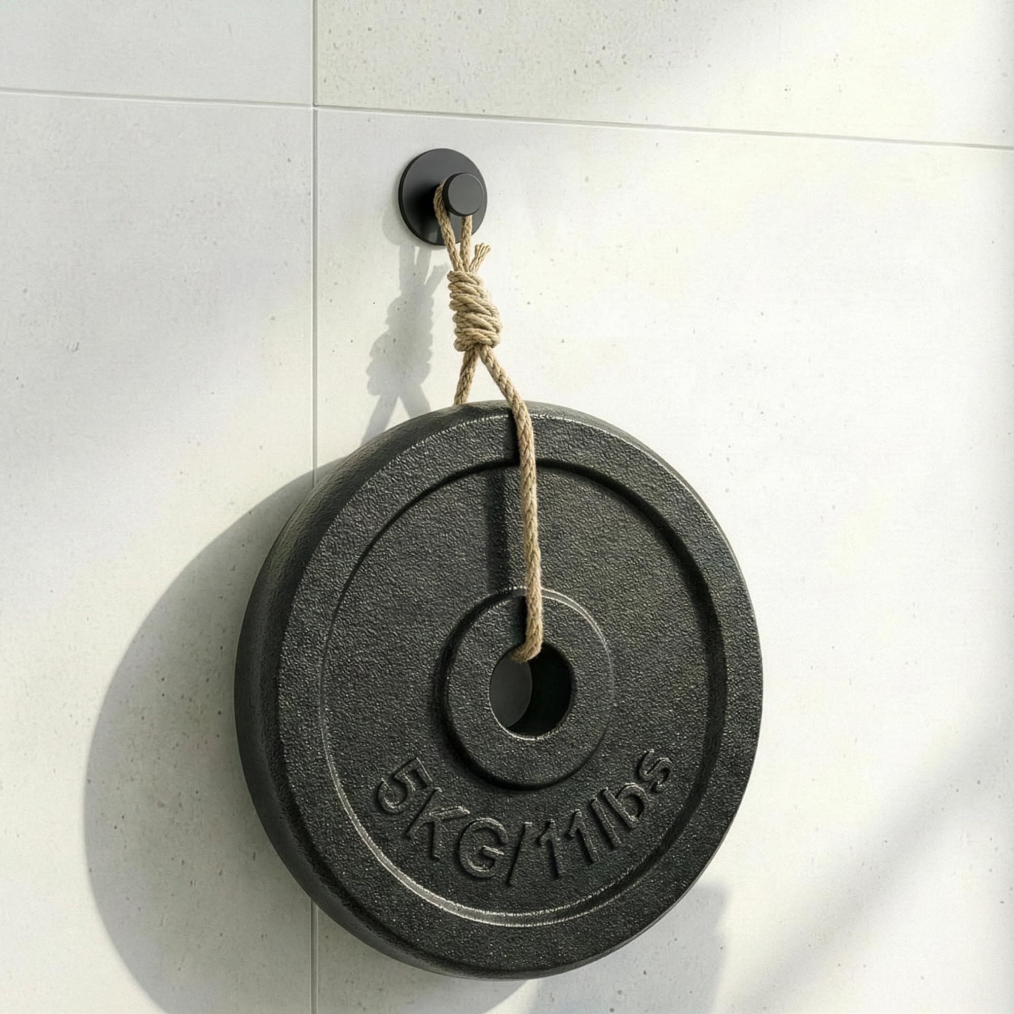 Minismus Ganchos Adhesivos para Pared, Colgadores Adhesivos Resistentes sin Taladro, Colgador Toalla Baño Cocina y Entrada, Ganchos para Colgar con Pomo Redondo, Acero Inoxidable Negro, 6 Unidades
