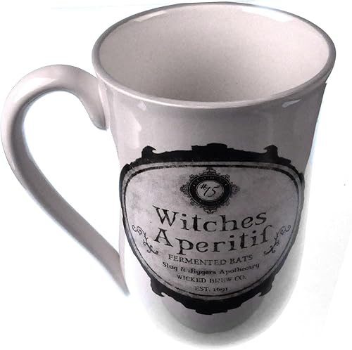 Miniatura 3 de Nemesis Now Taza de Aperitivo de Brujas 6.5 in Blanco
