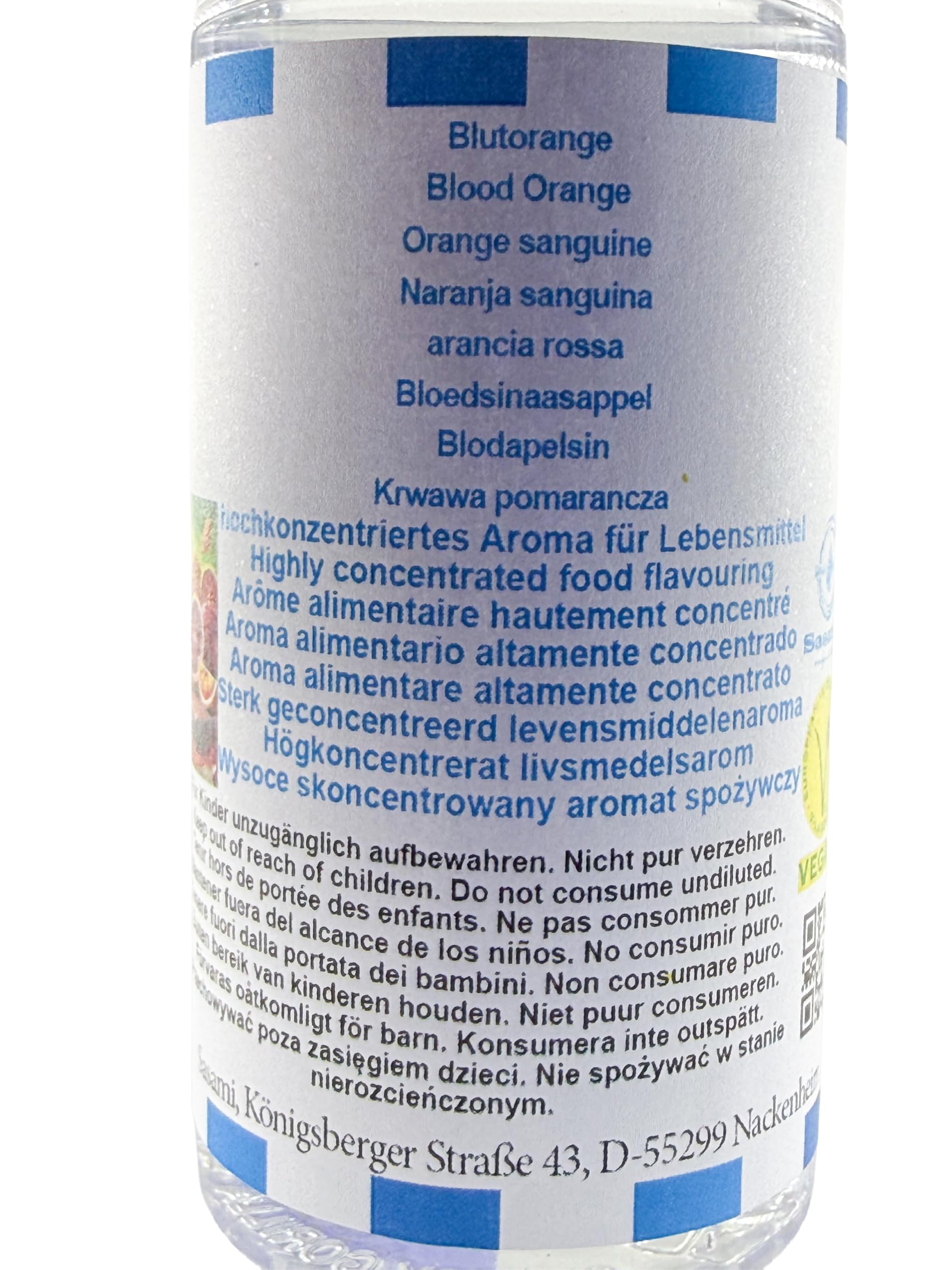 Aroma concentrato arancia rossa - vegano - Sasami - 100ml