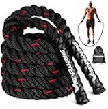 Weighted Jump Rope for Men and Women, 3lb 4lb 5lb Adult Heavy Skipping Rope, Jumprope for Fitness,Workout Equipment, Fitness Equipment for Home Gym Exercise,Improve Strength and Building Muscle