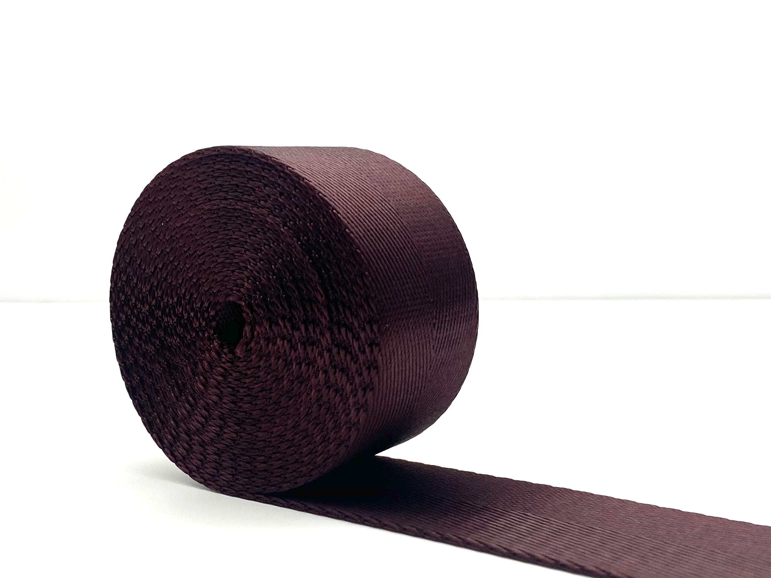 3dancraftit 1 1/2 inch (38mm) heavy weight Nylon webbing Strap 5 yards Deep purple ZC65