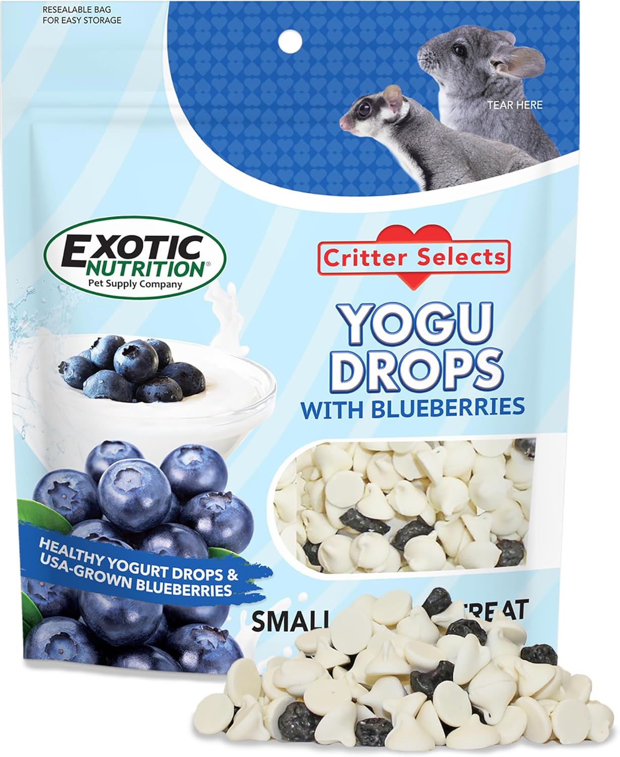 Yogu Drops With Blueberry Healthy Natural Fruit & Yogurt