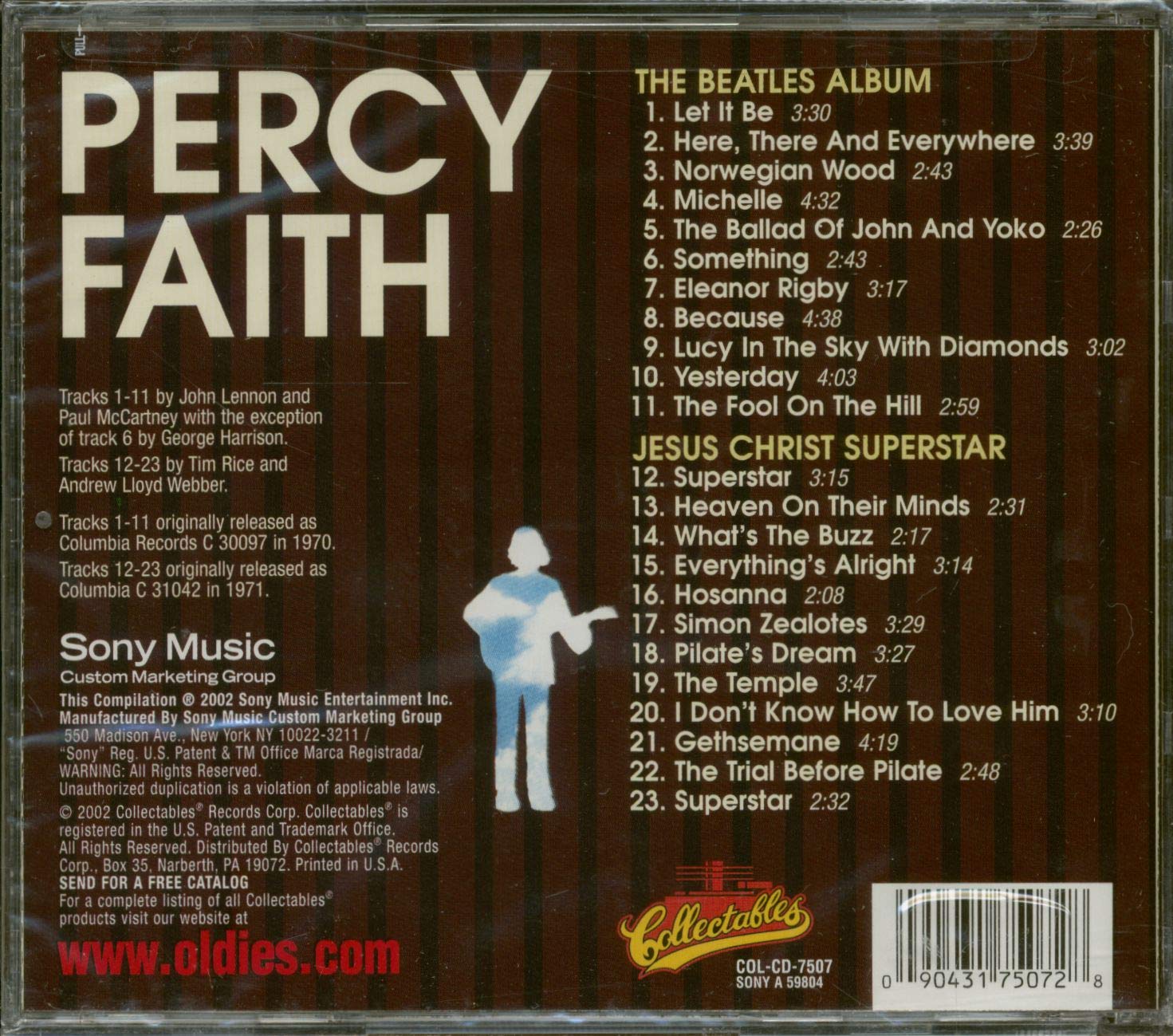Percy Faith/ Beatles Album