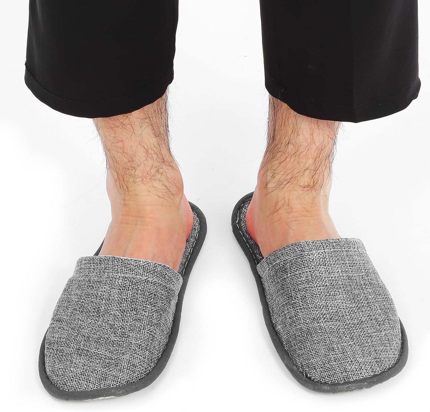 Disposable Hotel Slippers Lightweight Portable Folding Non-Slip Spa Slippers for Home Travel and Hotel Use Comfortable Footwear