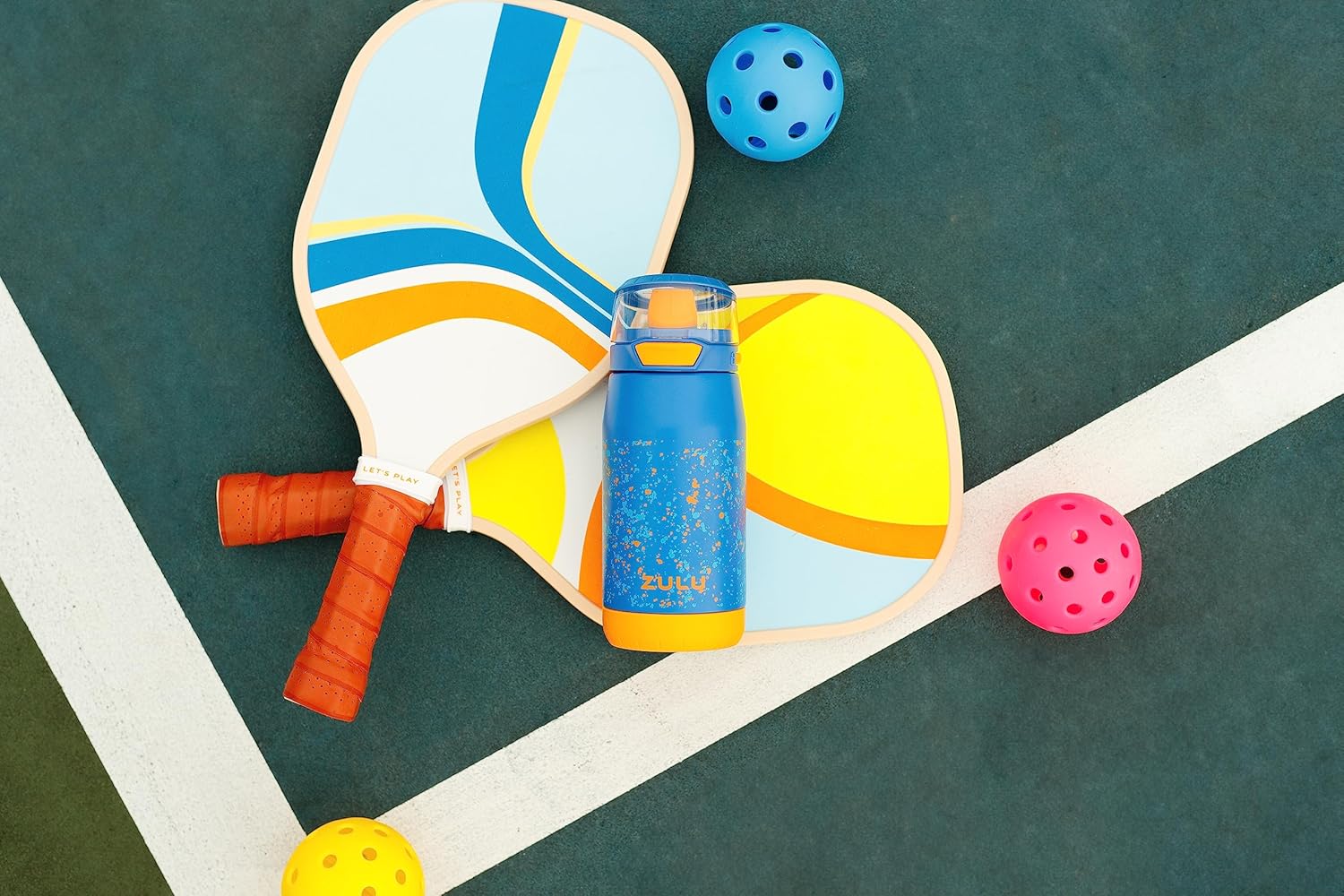 ZULU Kids Flex 12oz Stainless Steel Insulated Water Bottle, Toddler Cup with Silicone Spout, Leak-Proof Locking Flip Lid and Carry Loop for School Backpack, Lunchbox, and Outdoor Sports, Blue - Image 7