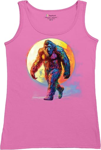 Full Moon Bigfoot Womens Graphic T-Shirts and Tank Tops