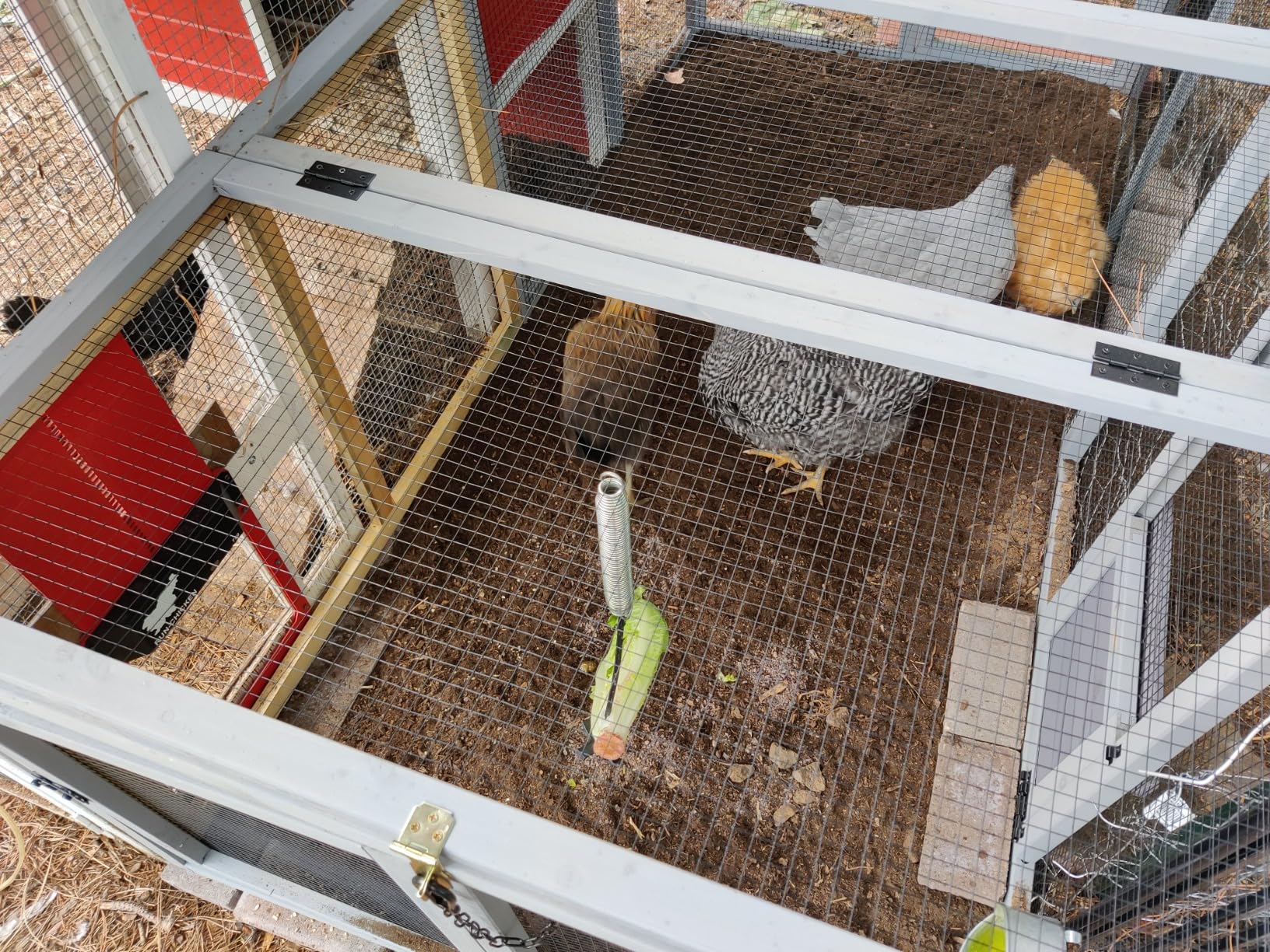 38/mo Finance Chicken Coop Outdoor Wooden Hen House with Nesting Box