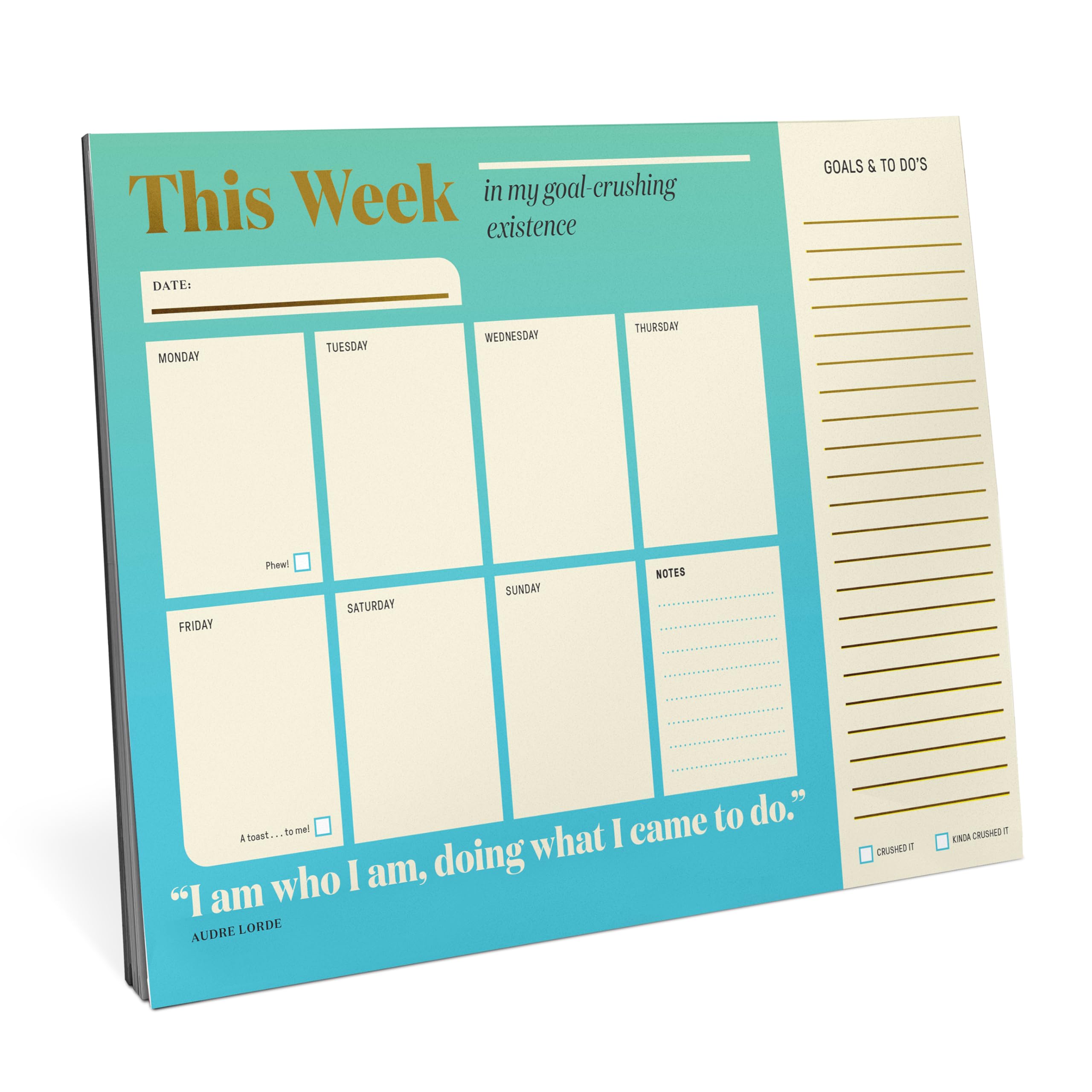 This Week In My Goal Crushing Existence: Inner-Truth® Undated Weekly Desktop Planner