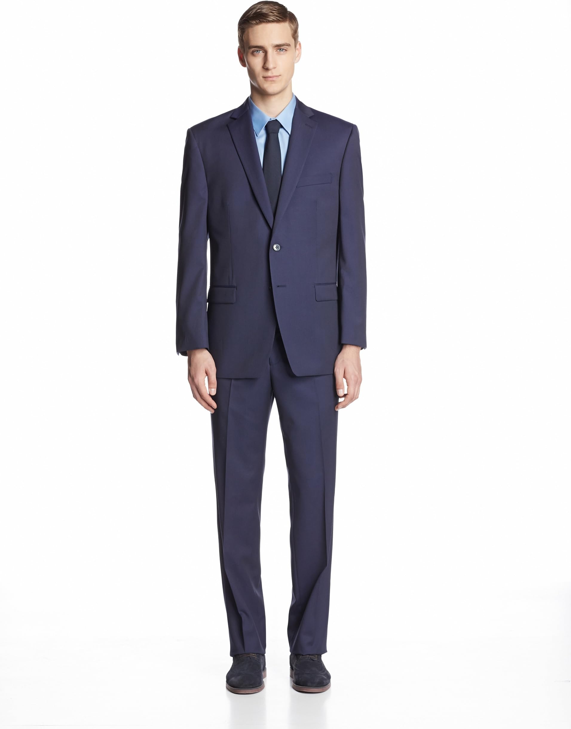 Calvin Klein Men's Malik Extra Slim Fit Suit Stripe