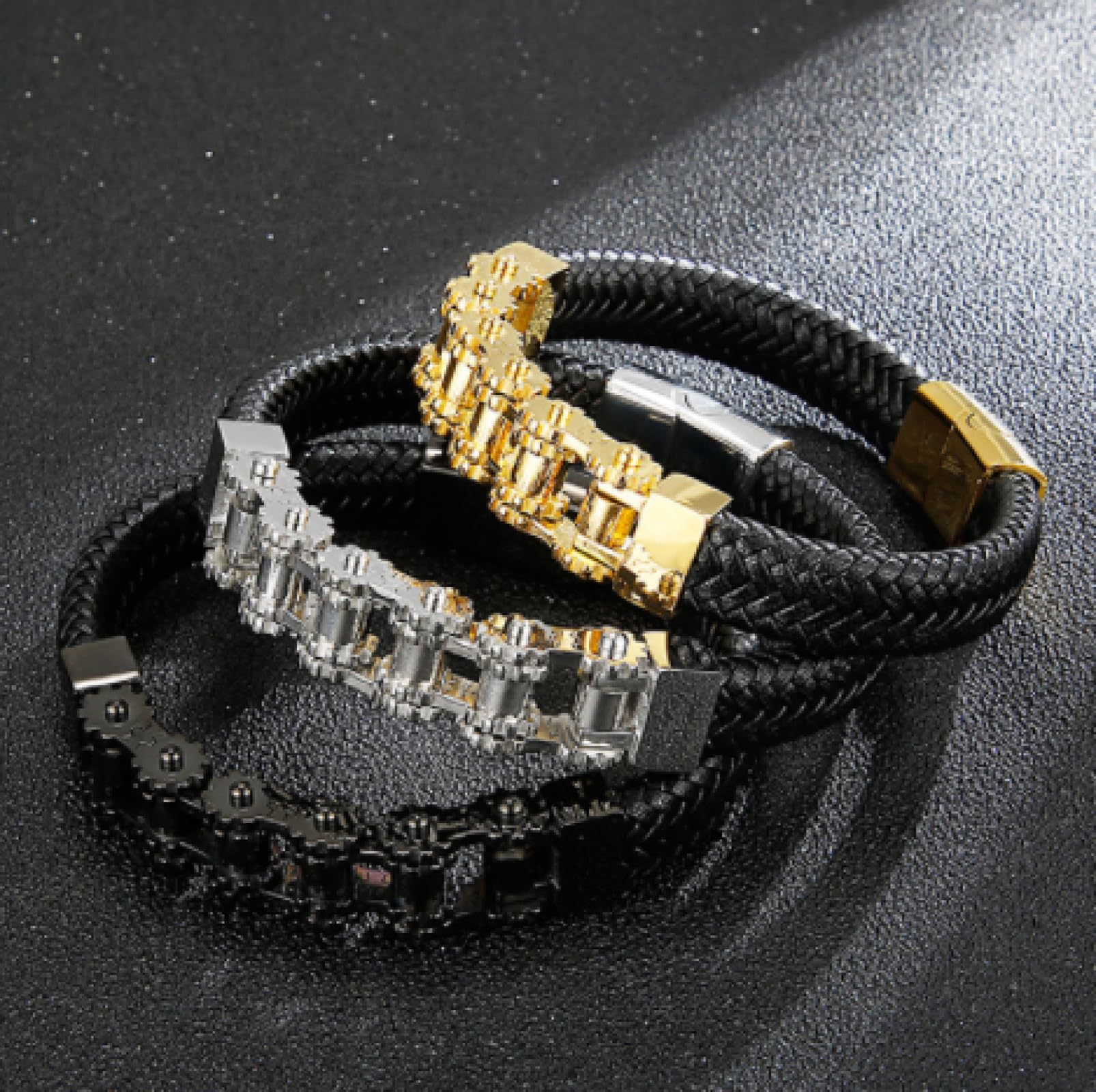 Pulsera Hombre Pulseras Regalo brazalete Mujer Amistad Hombre Pulseras Trenzado Cuero Genuino Pulsera Niños Brazalete Hombres Regalos Para Amigo