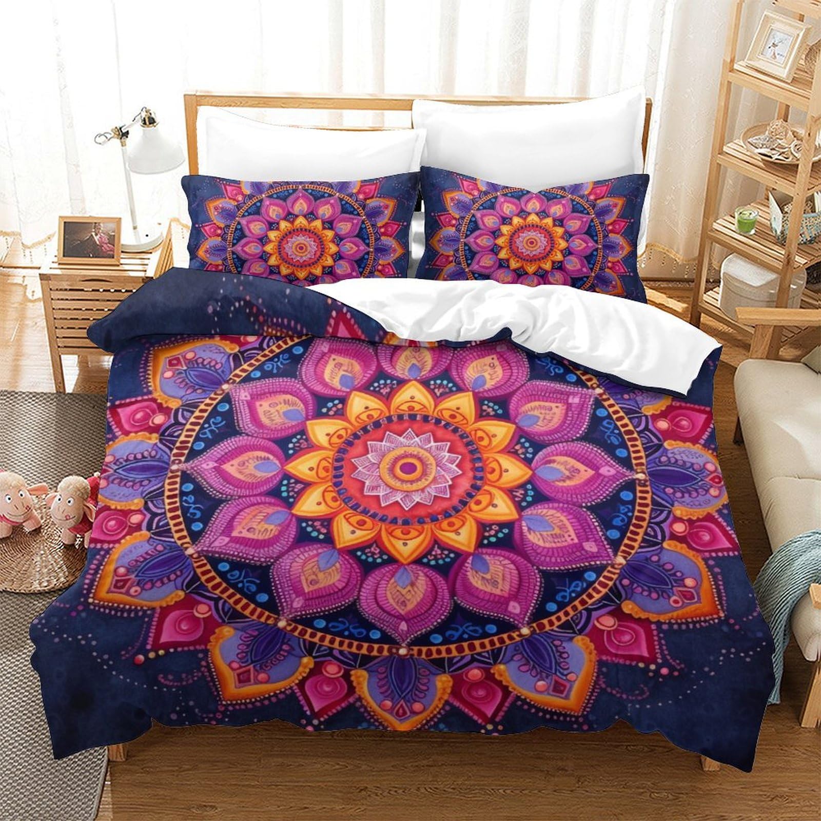 Parure de lit 3 pièces 220x240 cm avec housse de couette douce enfant