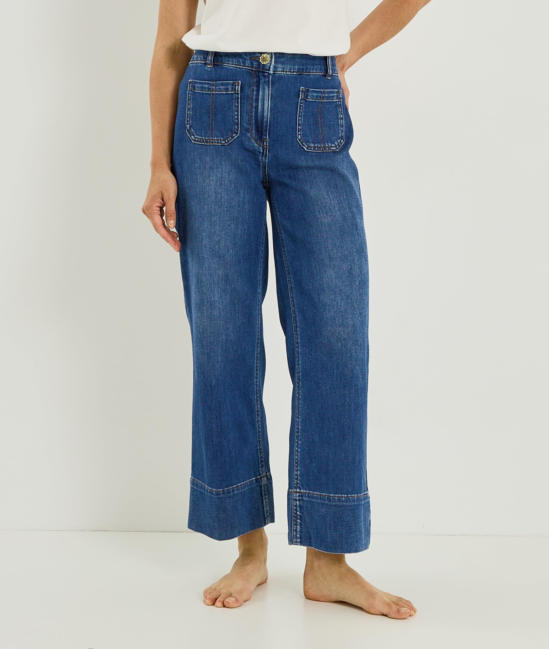 Grain de Malice Jean Flare Raccourci Napoli RF02 Femme