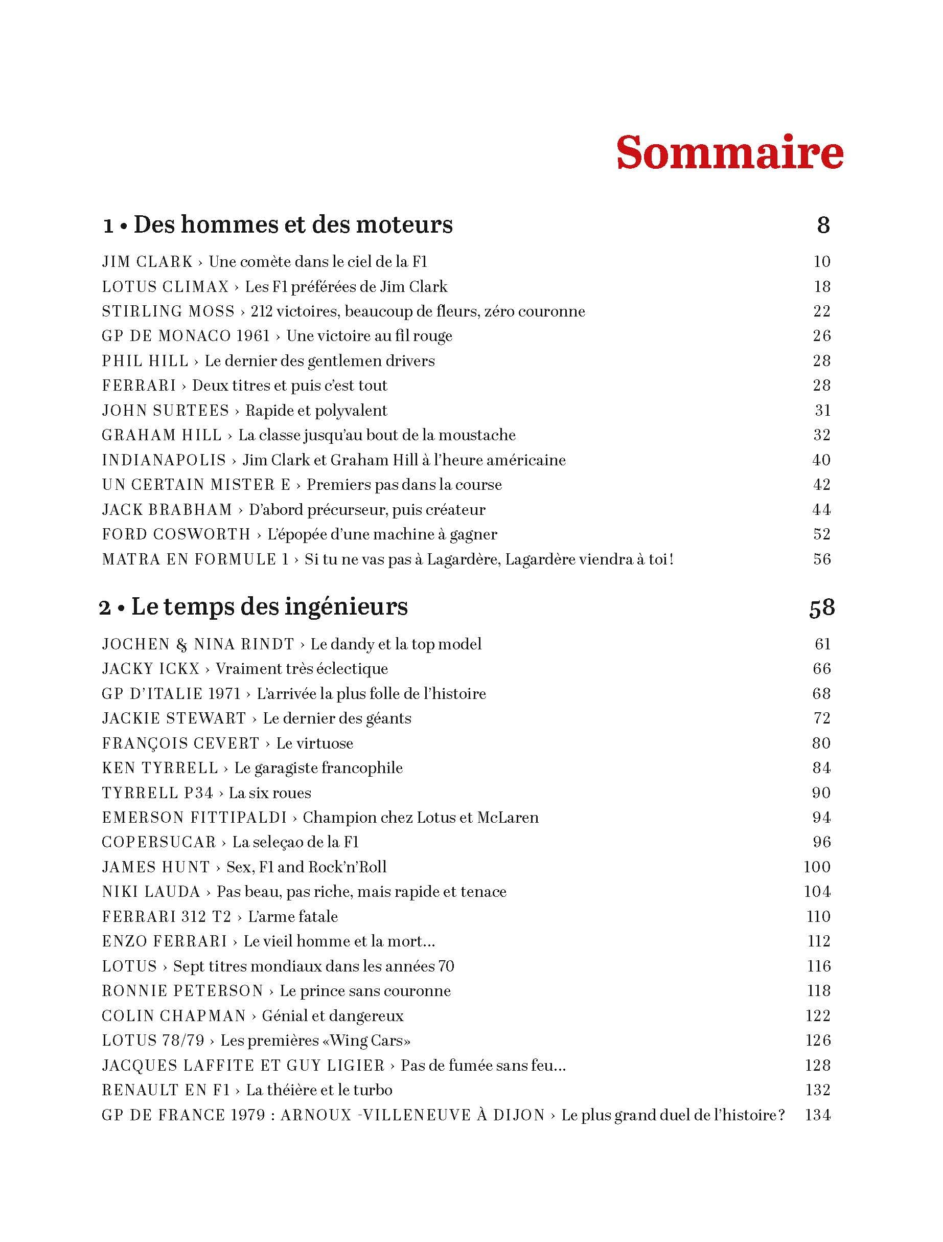 Histoire de la Formule 1 - De Jim Clark à Michaël Schumacher