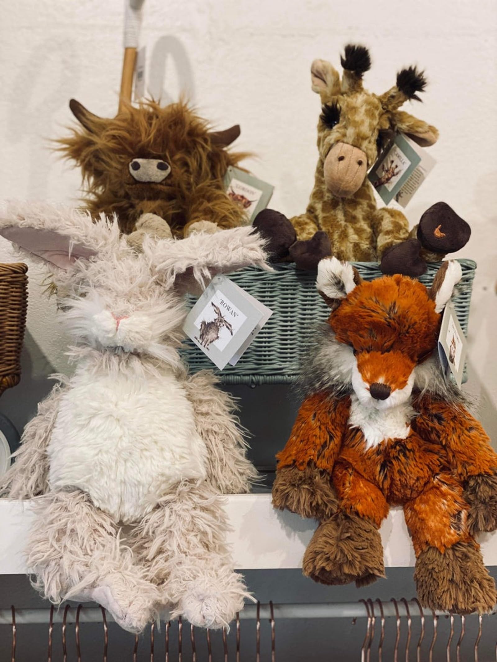 Wrendale Rowan - Peluche da bambino con lepre
