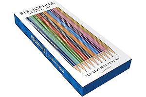Chronicle Books Bibliophile Pencils: 10 Graphite Pencils