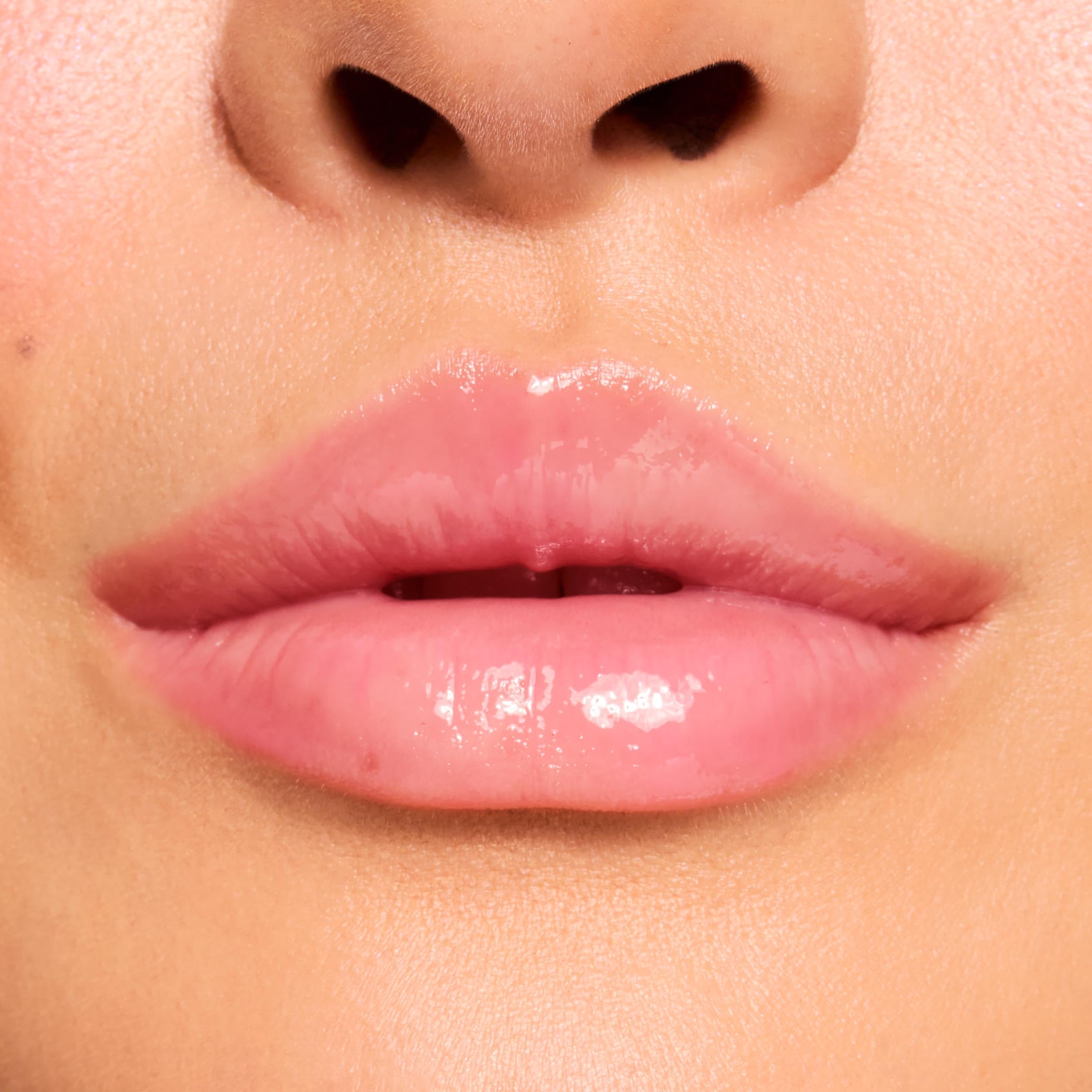 ColourPop Fresh Kiss Glossy Lip Balm - Hydrating Lip Care Enriched with Peptides, Hyaluronic Acid, Shea Butter & Vitamin E for an Ultra-Cushiony Formula - Caramel Latte (0.49 oz): Cherry Glaze 0.49 Ounce (Pack of 2)