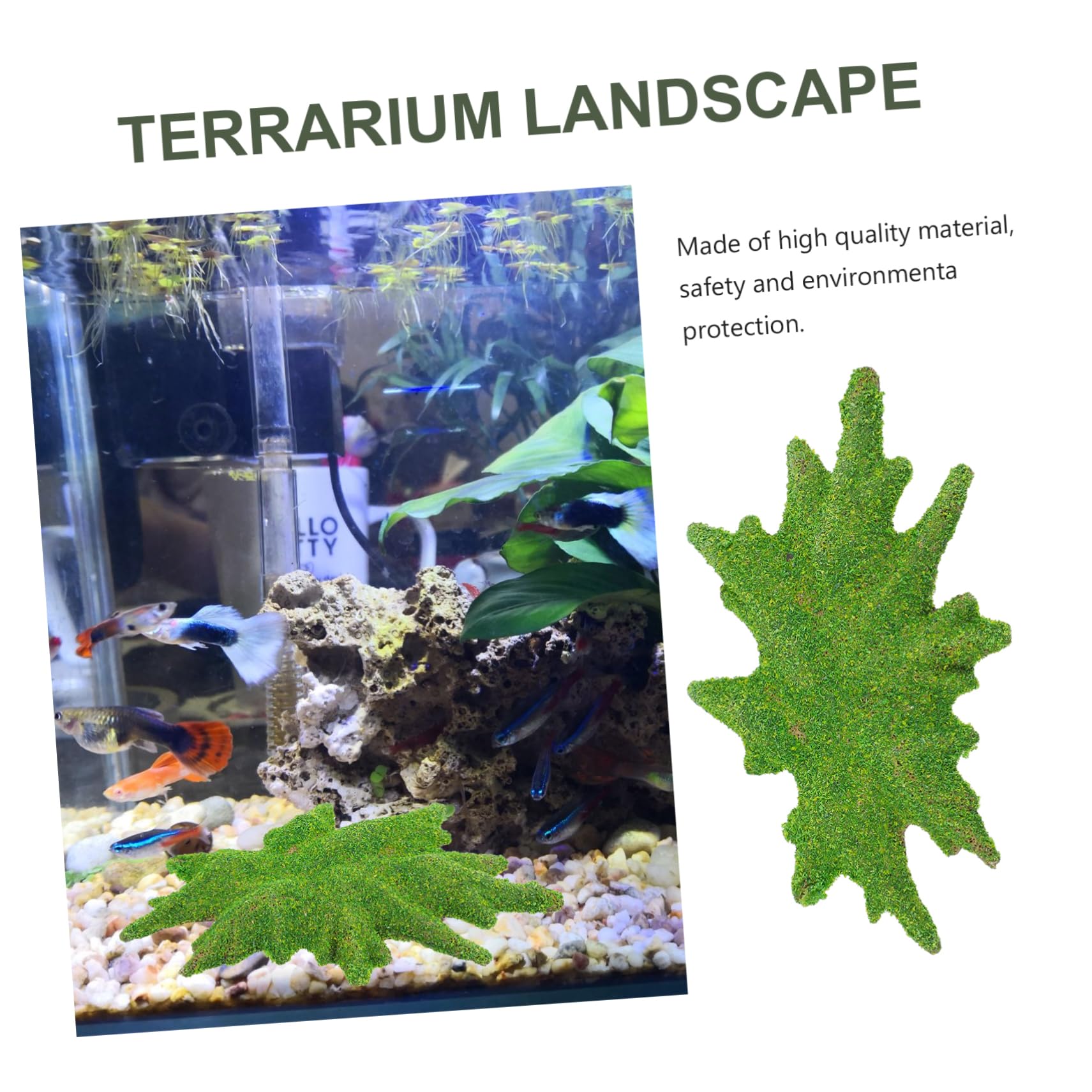 Plastic Terrarium Plants – Safe Reptile Habitat Decor For Tanks & Cages
