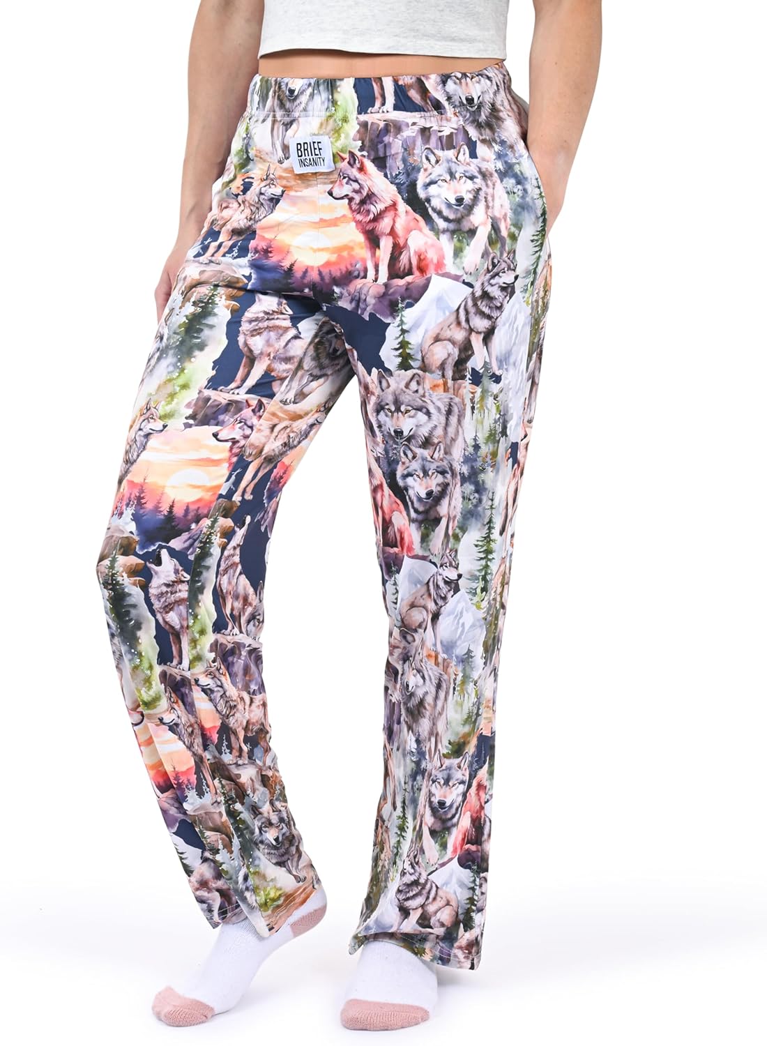 BRIEF INSANITY Lounge Pajama Pants - Comfy Lightweight Unisex Bottoms with Pockets - Soft Luxury Loungewear for Men & Women - Image 2