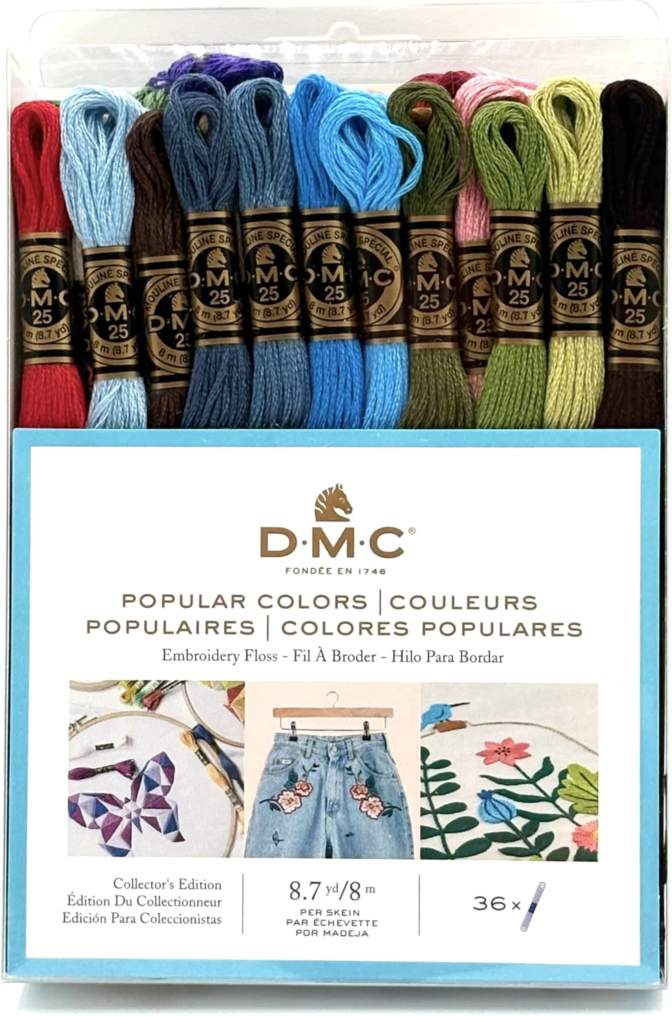 DMC Embroidery Floss - Popular Colors Collection