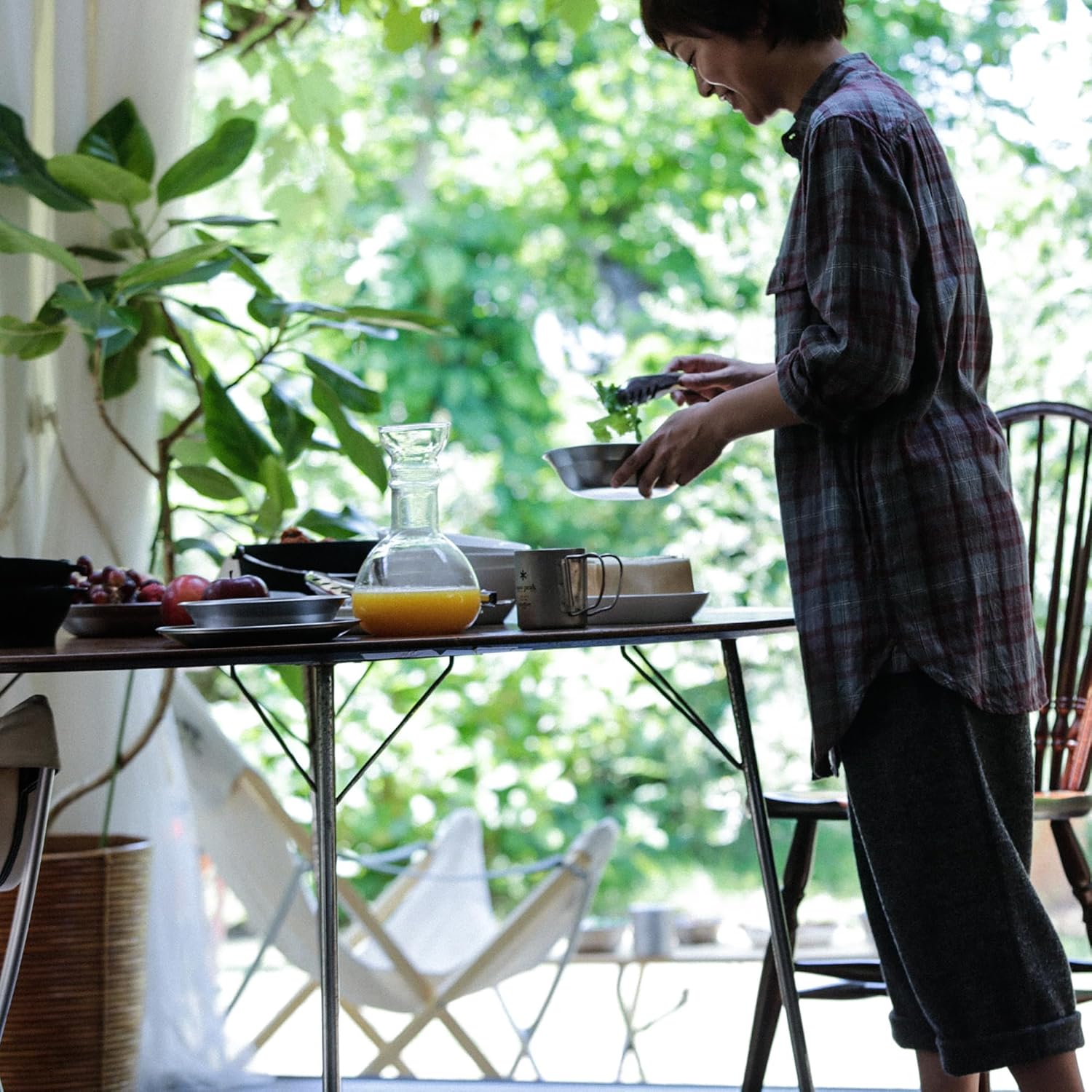 Snow Peak Tableware Set, Tableware Set (Plate, Dish, 2 Bowls, Carry Bag)