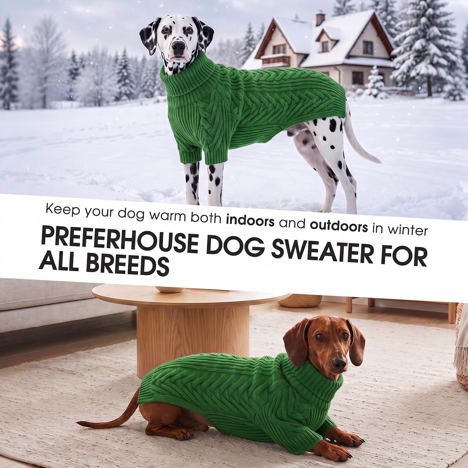 XXL Hundepullover für große Hunde, Mädchen, Jungen, langärmlig