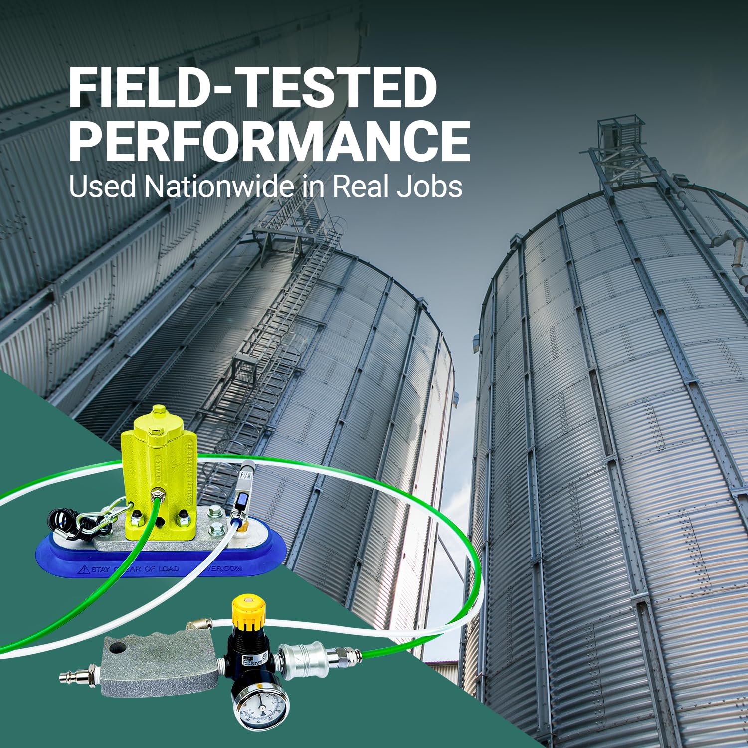 1200 VMSAC Vacuum Mount Air Piston Vibrator Portable Vibrating Motor with Handheld Controls - Lightweight Vibration Motor Concrete — view 6