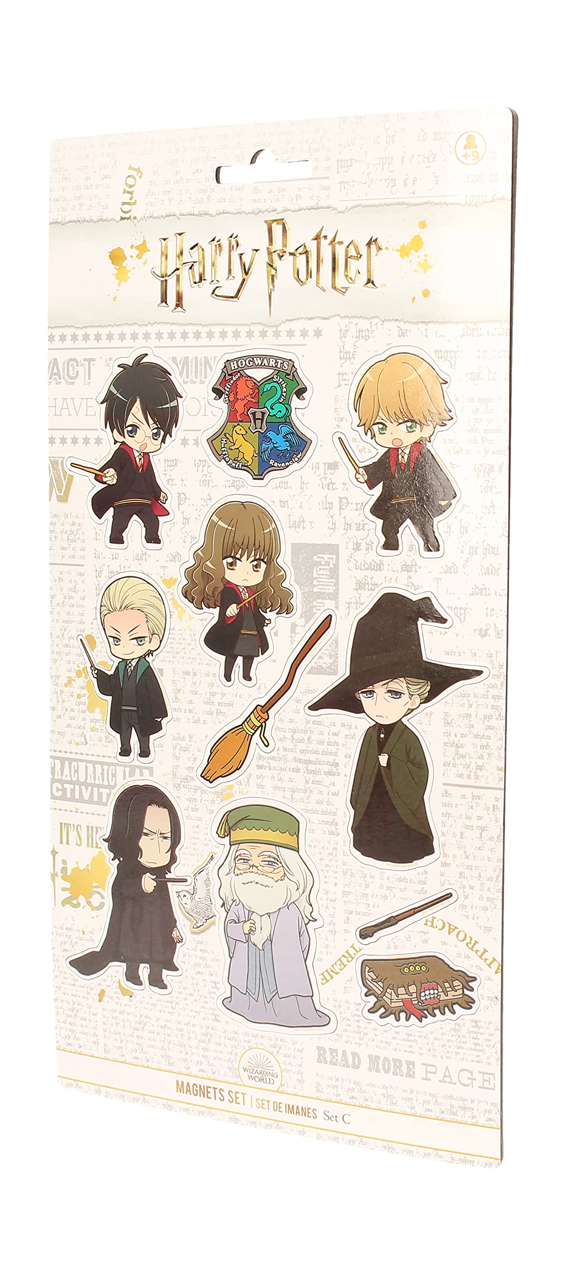 Image secondaire de HARRY POTTER - Aimant Mignon caractères Magnets Set Official Merchandising, Multicolore, Taille Unique (Dirac 1)
