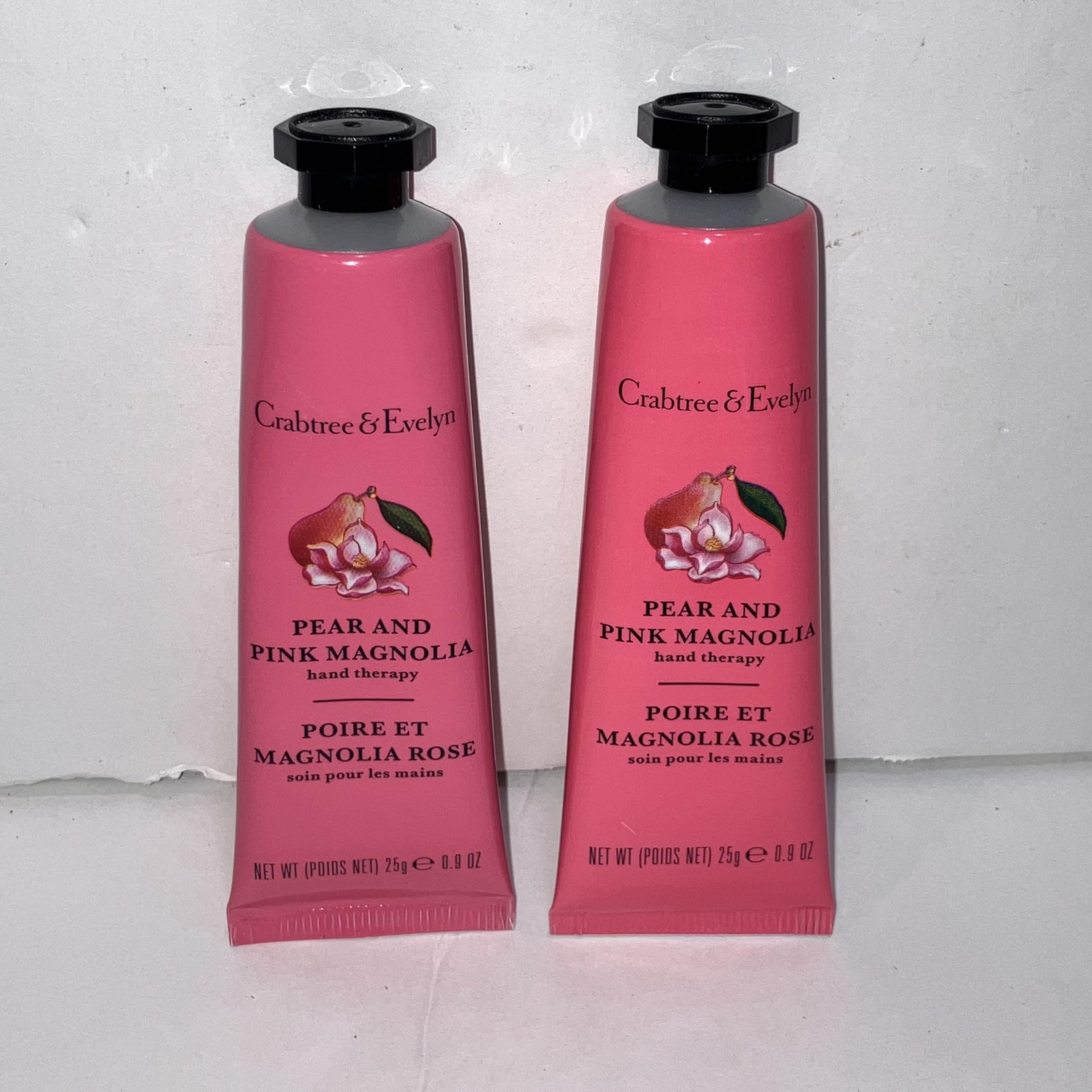 Crabtree & Evelyn Hand Therapy Pear & Pink Magnolia 2 Pack