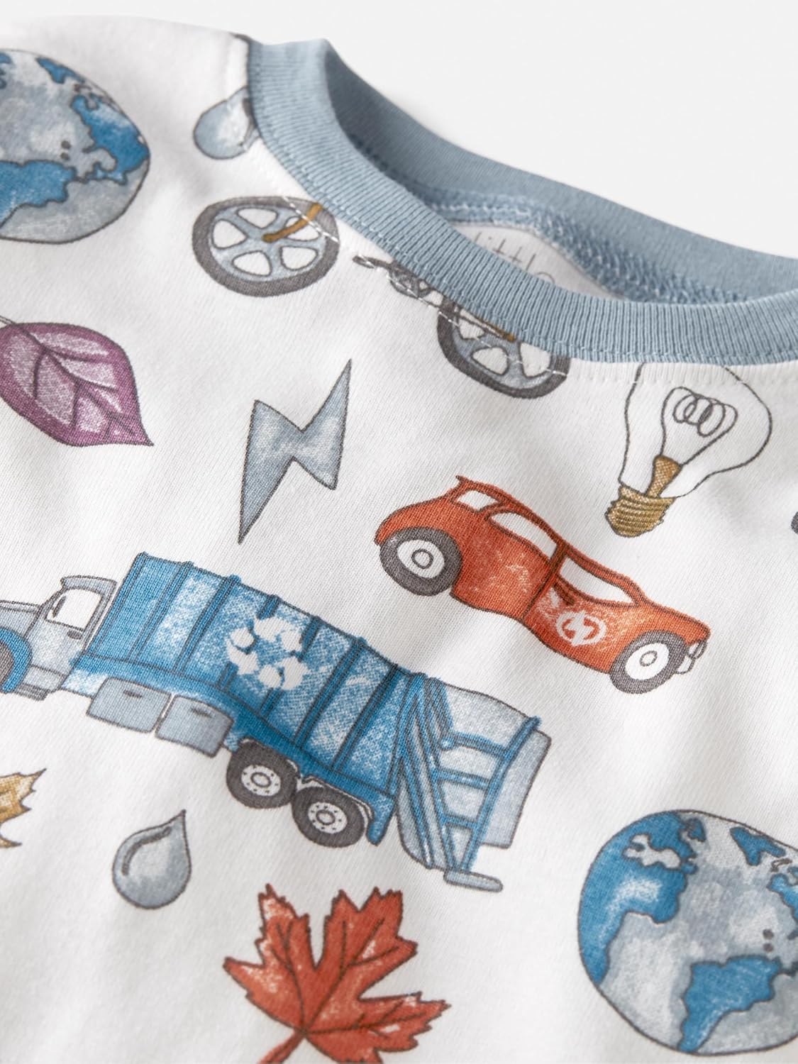 little planet by carter's unisex-baby 2-piece Pajamas Made With Organic Cotton - Image 2