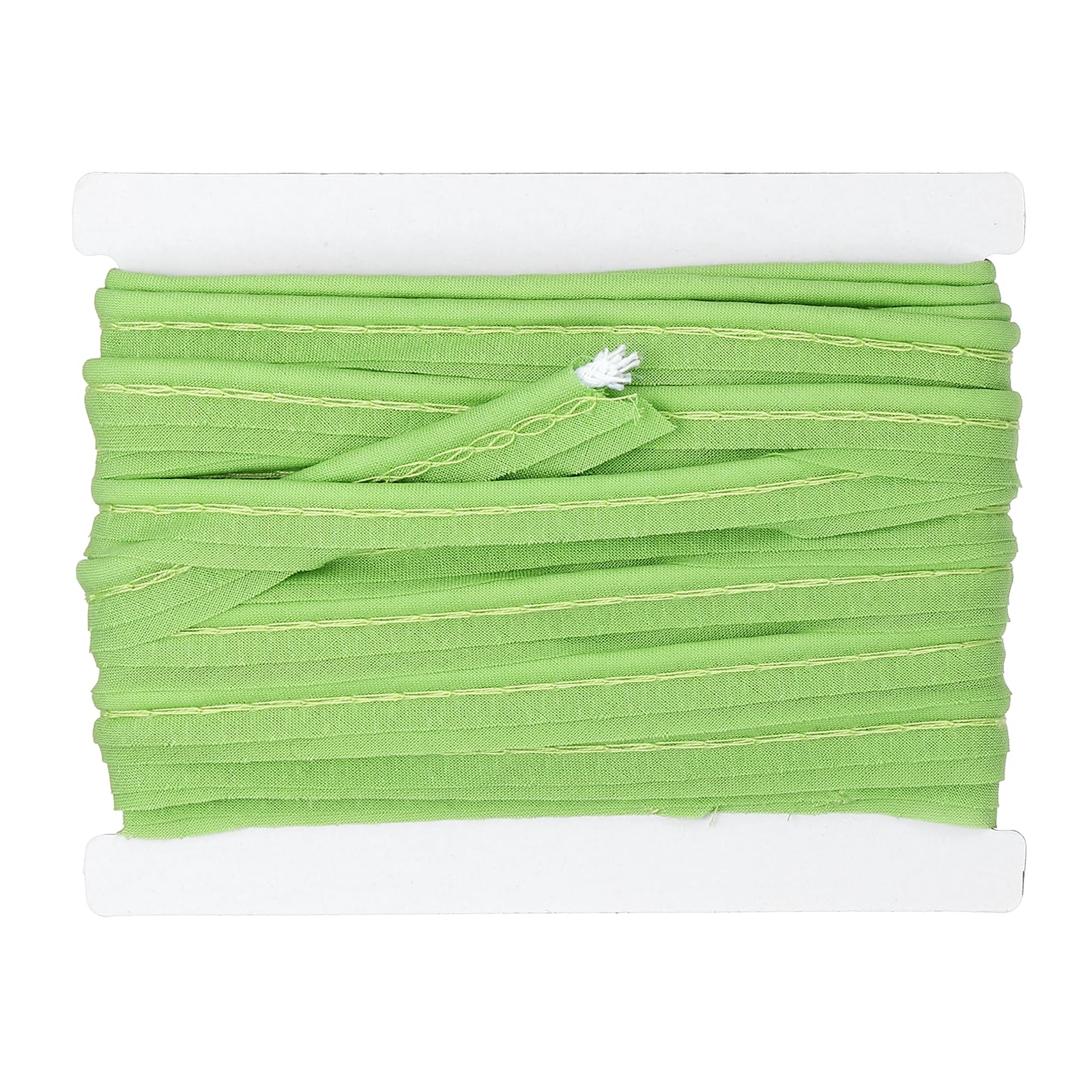 sourcing map Piping Trim Bias Tape, 1 cm 5.5M, Green — image 1