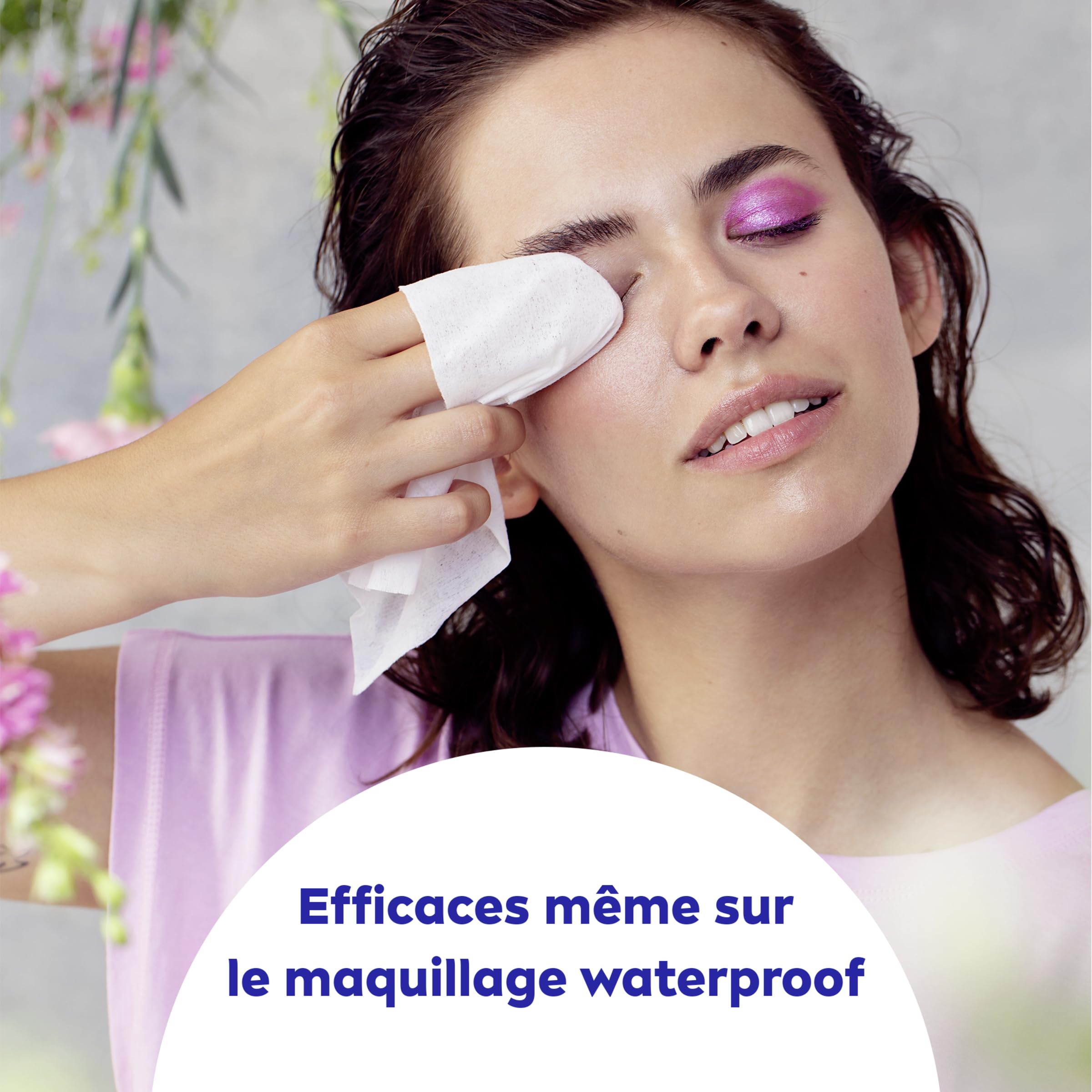 Nivea Makeup Wipes Fresh Normal Skin 100% Vegetable Fibres (1 x 20 Pieces) Makeup Remover for Face Eyes & Lips - Image 4