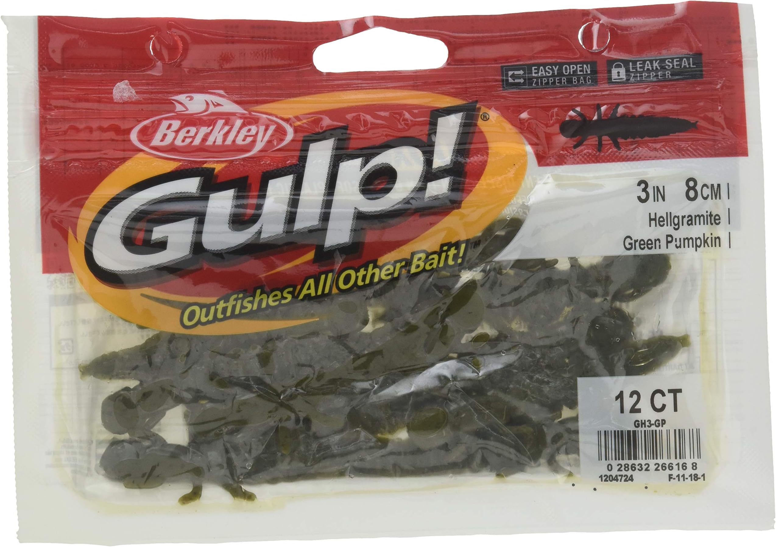 Gulp FW Hellgramite Fishing Bait