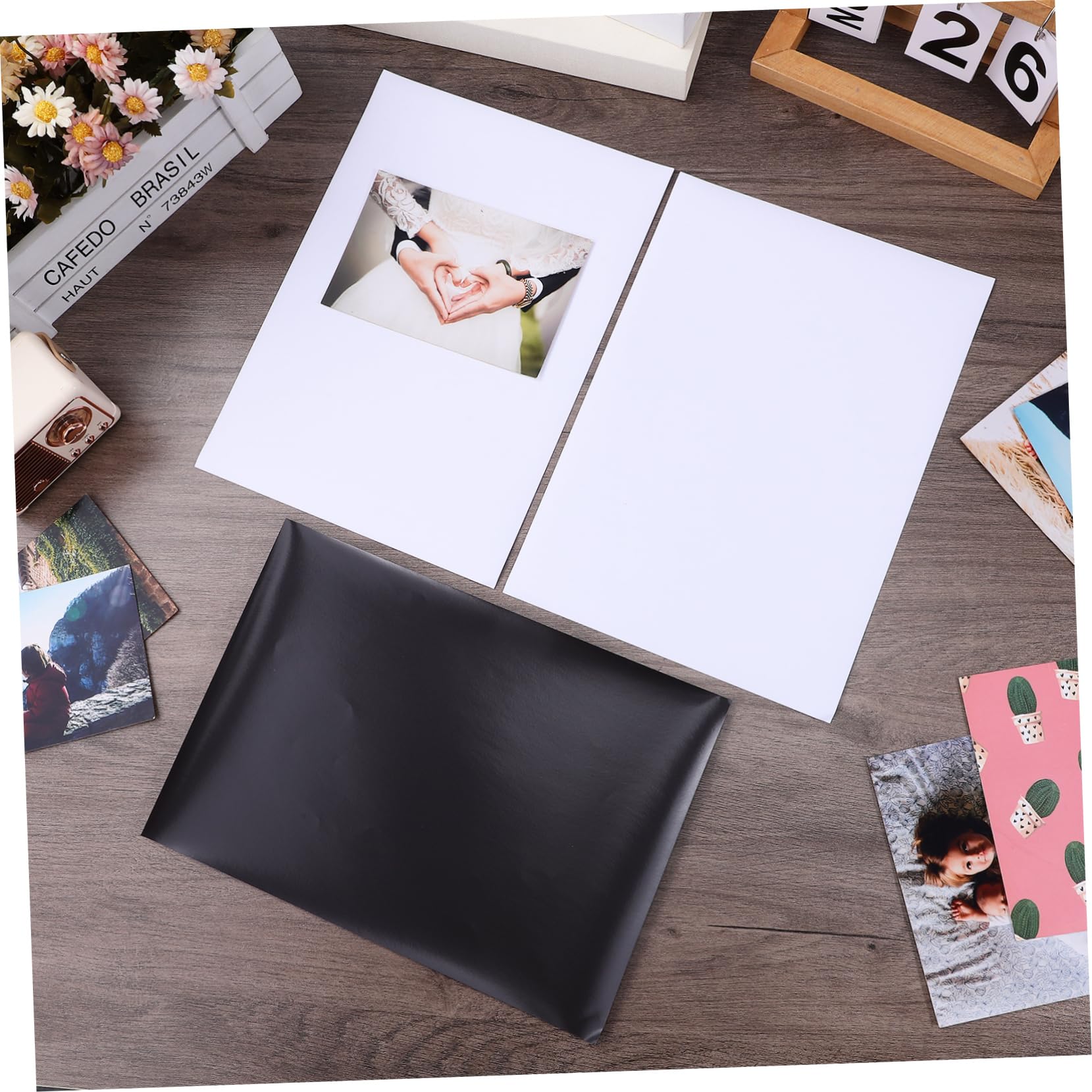 10 Hojas Magnéticas Imprimibles, Papel Magnético Imprimible Brillante, Adherencia Magnética, para Crear Etiquetas, Posters y Manualidades
