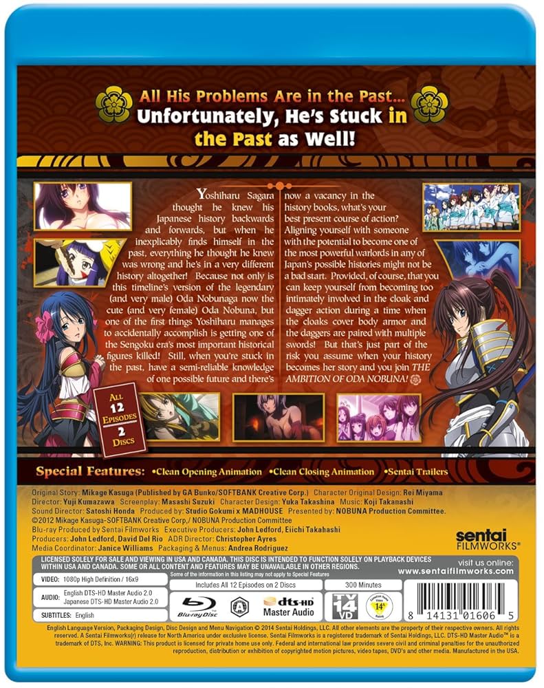 Amazon.com: Ambition of Oda Nobuna [Blu-ray] : Clint Bickham